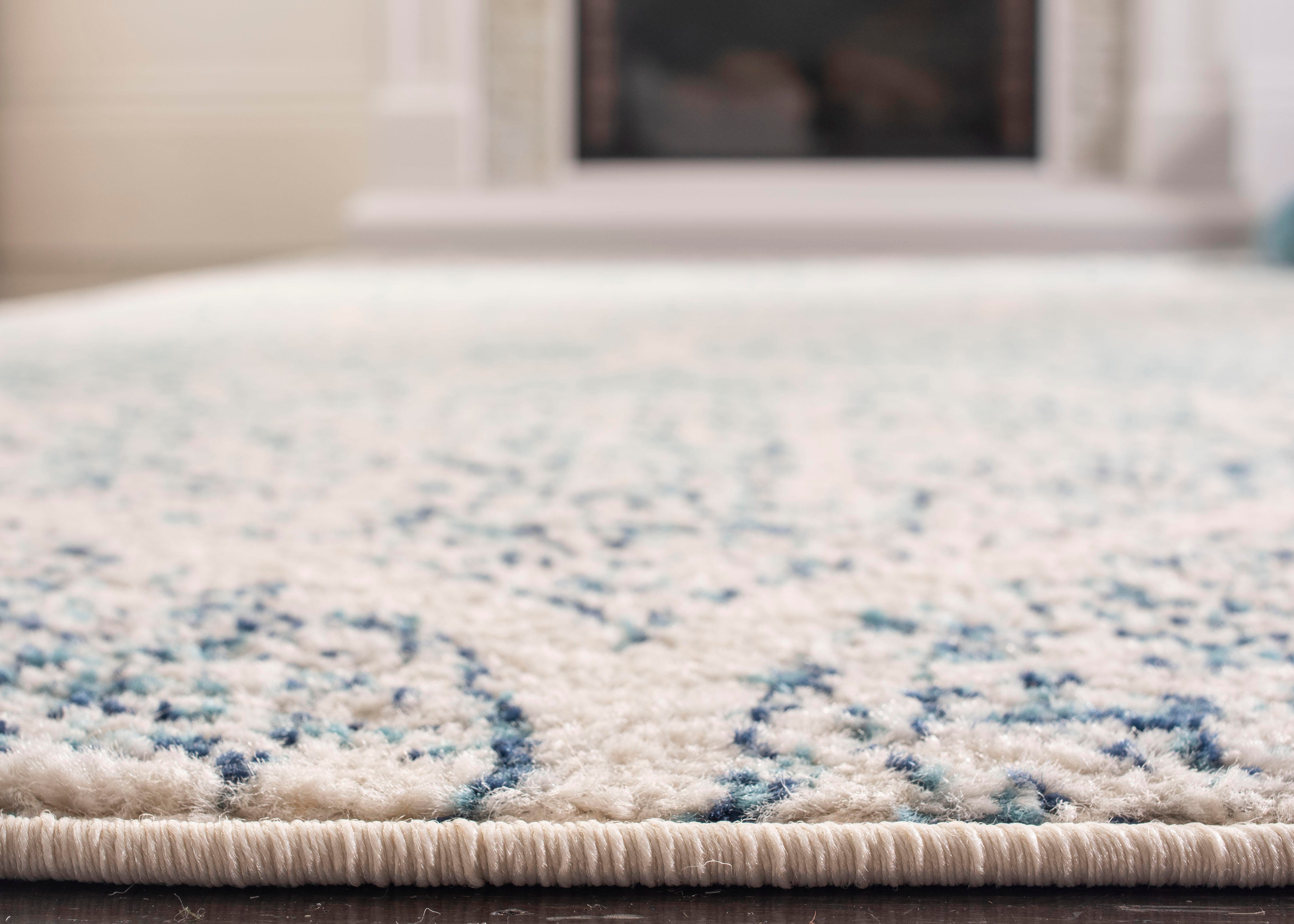 Safavieh Madison 4' x 4' Square Area Rug, Cream/Turquoise, large