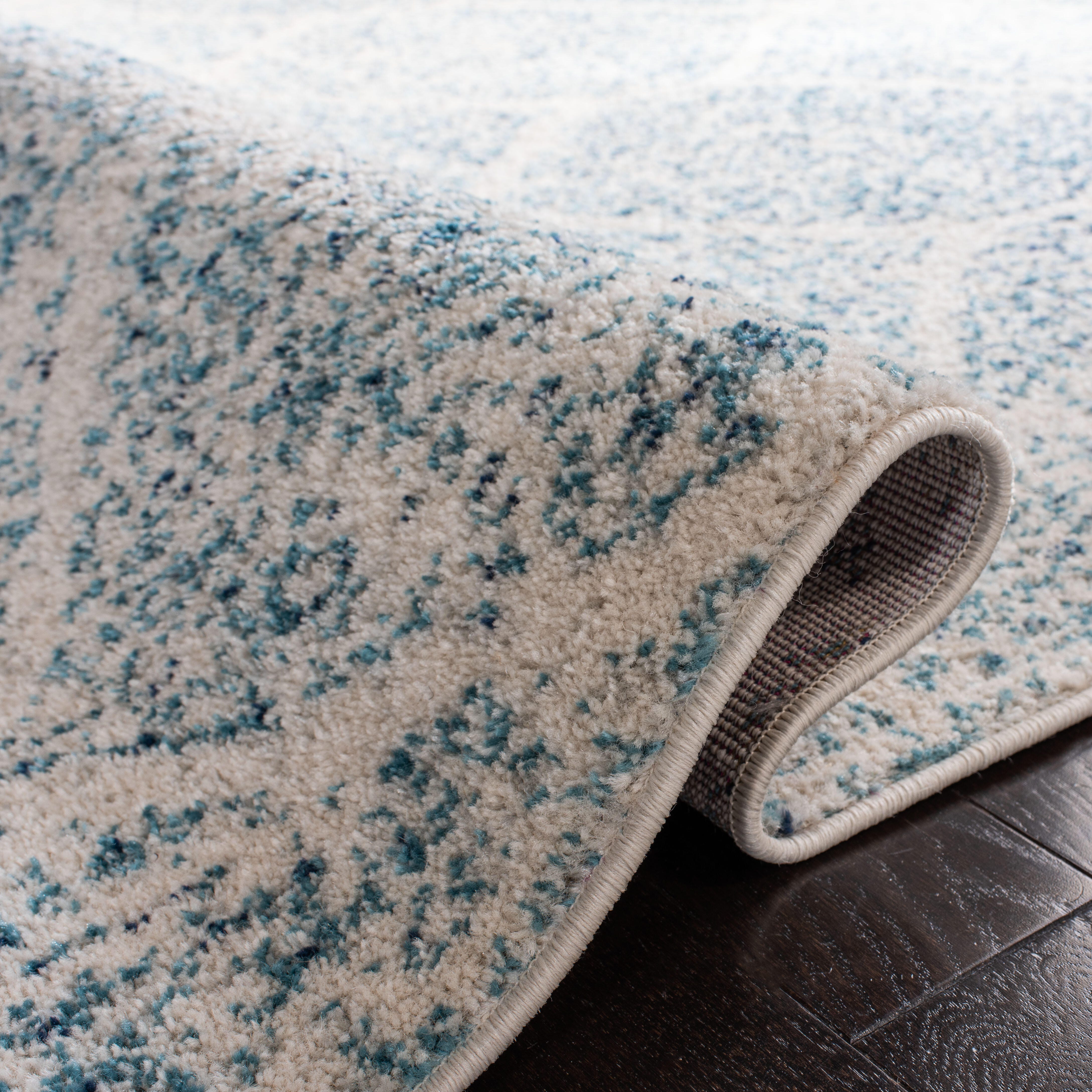 Safavieh Madison 6'-7 x 9'-2 Area Rug, Cream/Turquoise, large