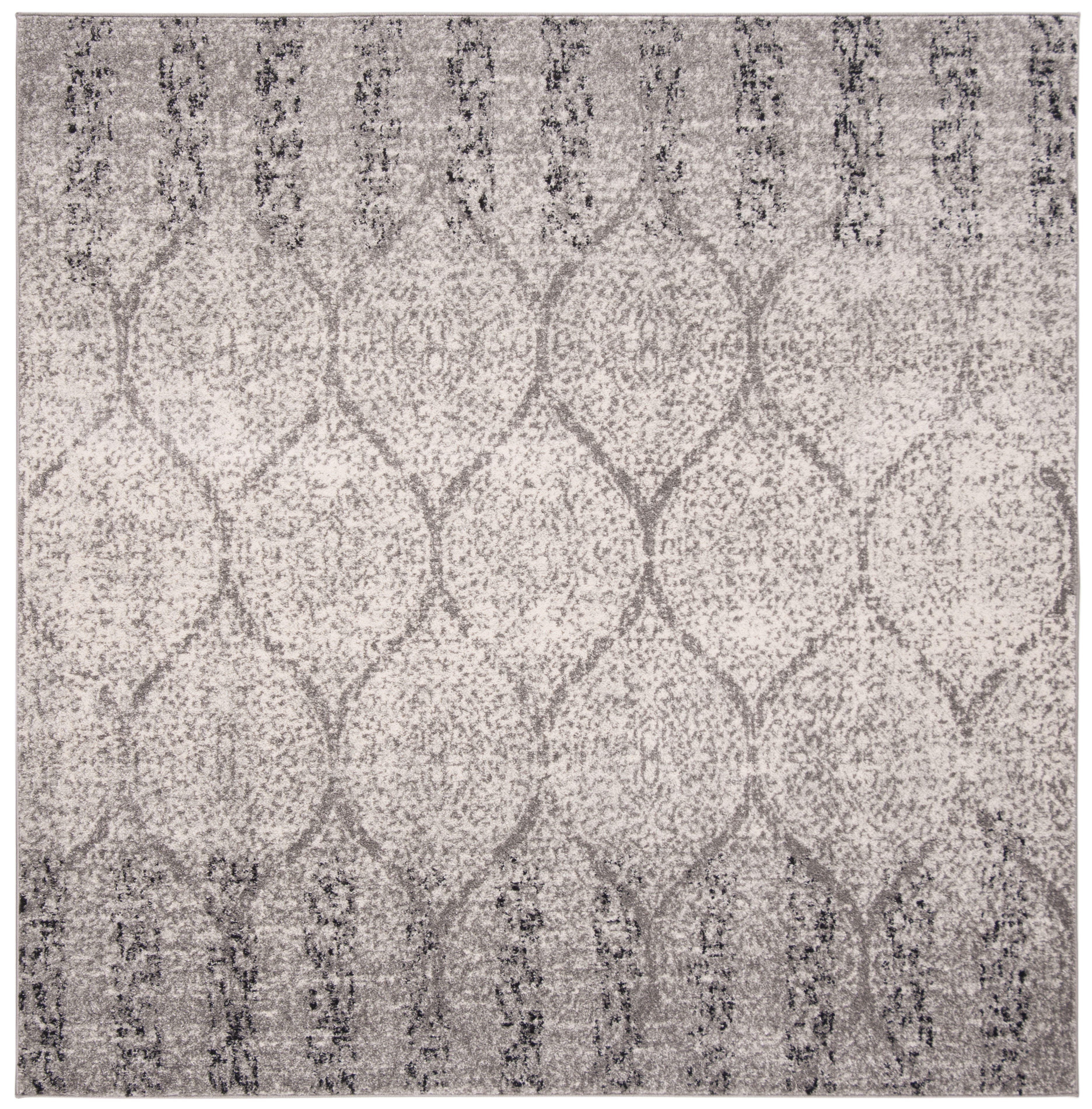 Safavieh Madison 4' x 4' Square Area Rug, Gray/Ivory, large