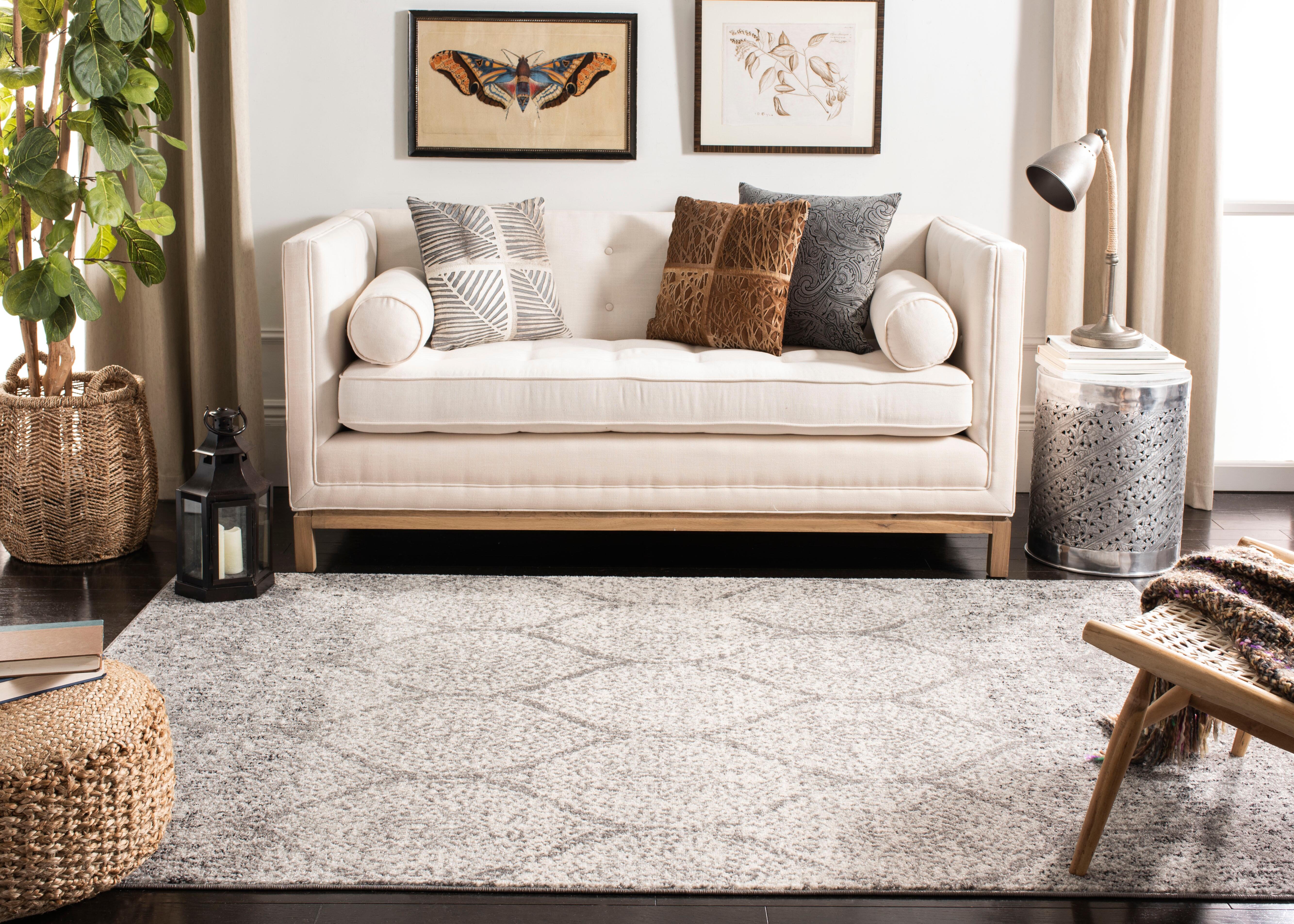Safavieh Madison 5'-1 x 7'-6 Area Rug, Gray/Ivory, large