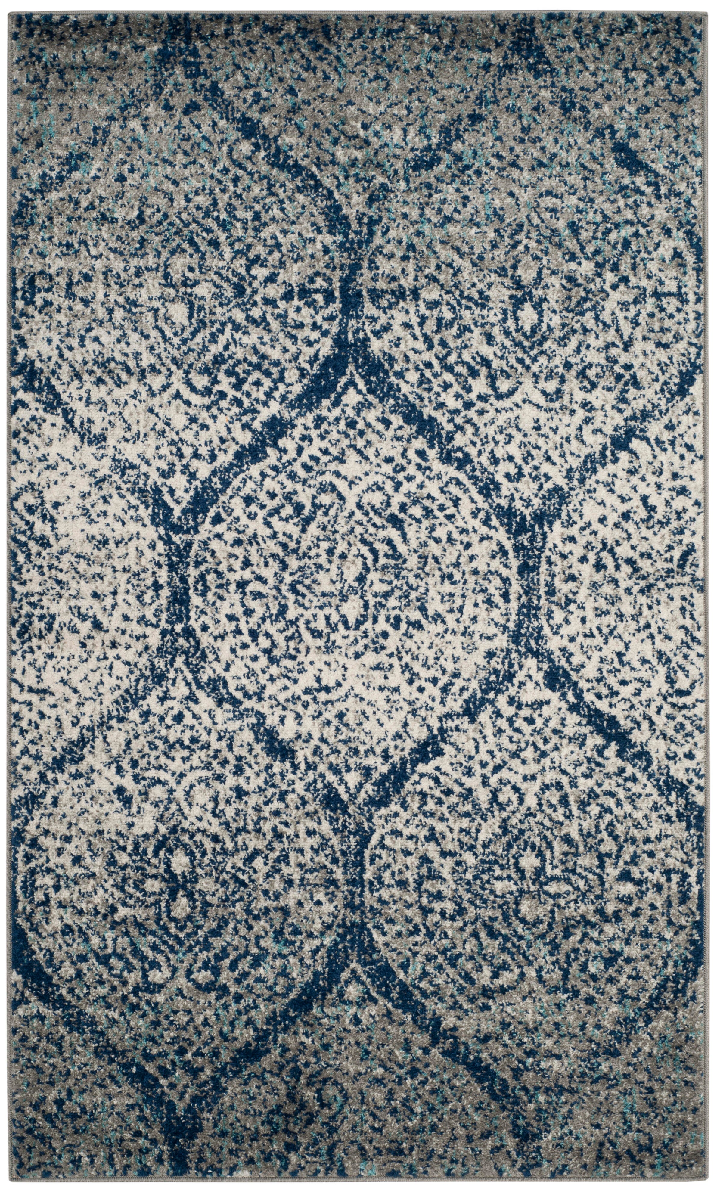 Safavieh Madison 4' x 6' Area Rug, Navy/Silver, large
