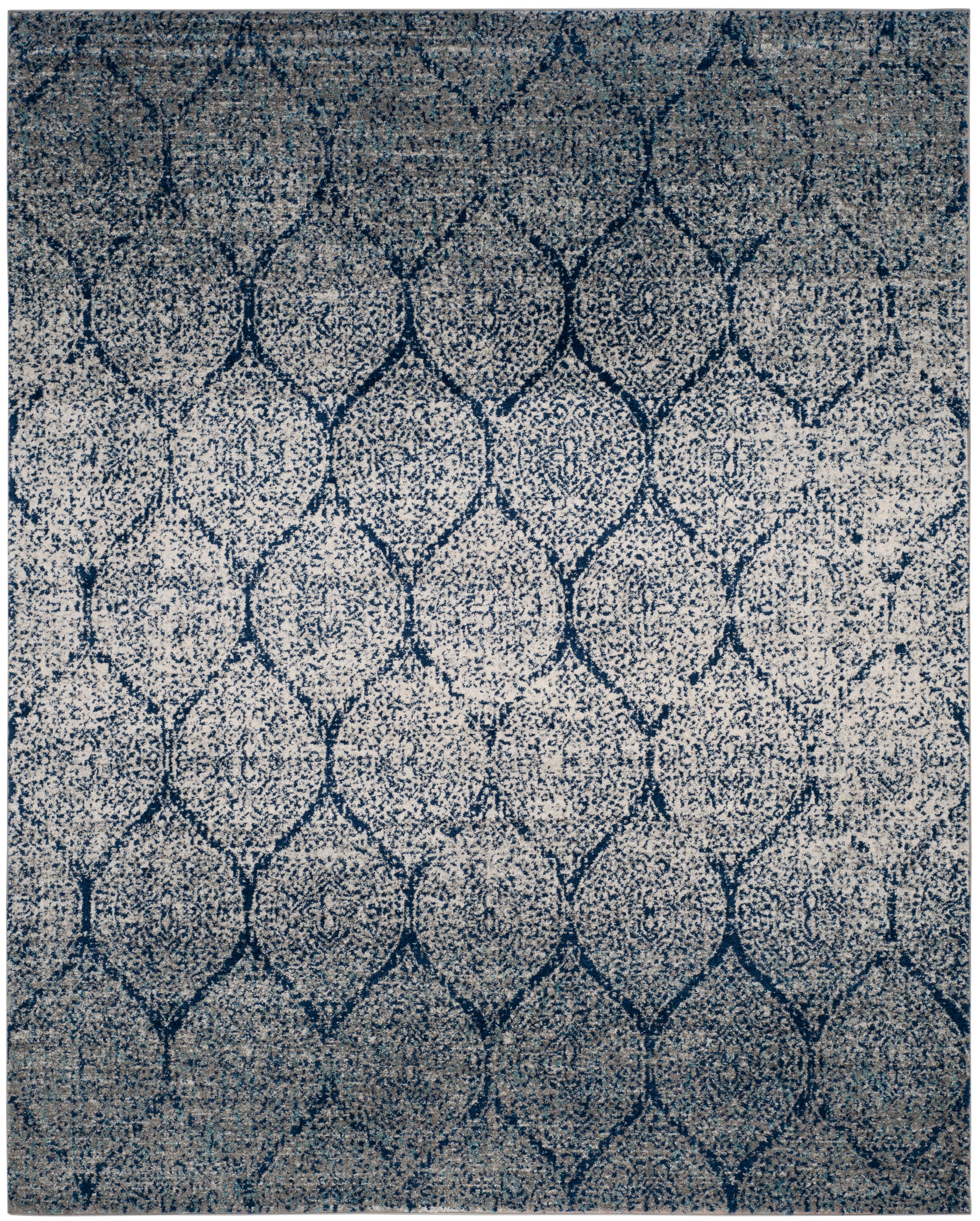 Safavieh Madison 8' x 10' Area Rug, Navy/Silver, large