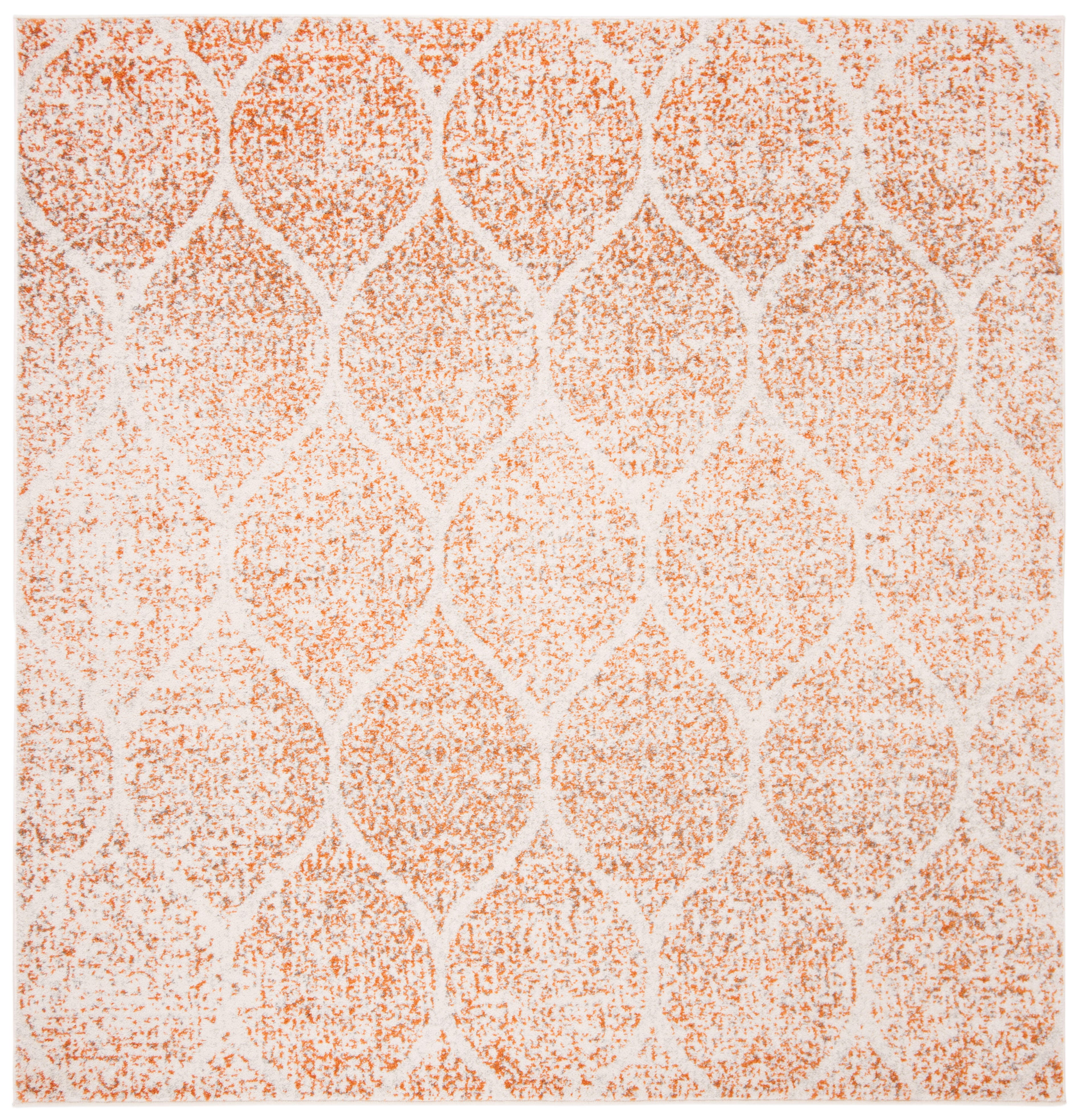 Safavieh Madison 4' x 4' Square Area Rug, Cream/Orange, large