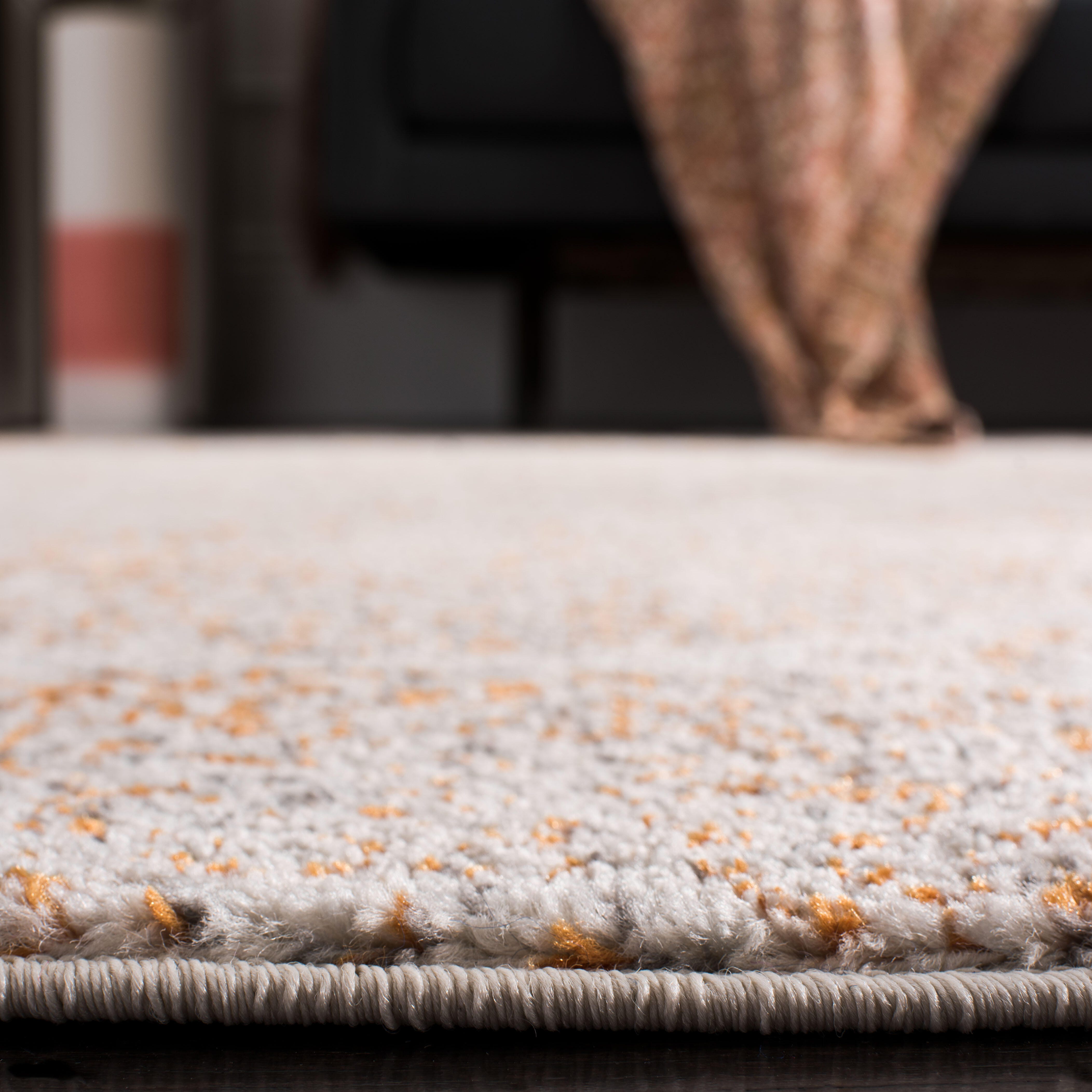 Safavieh Madison 4' x 4' Square Area Rug, Cream/Orange, large