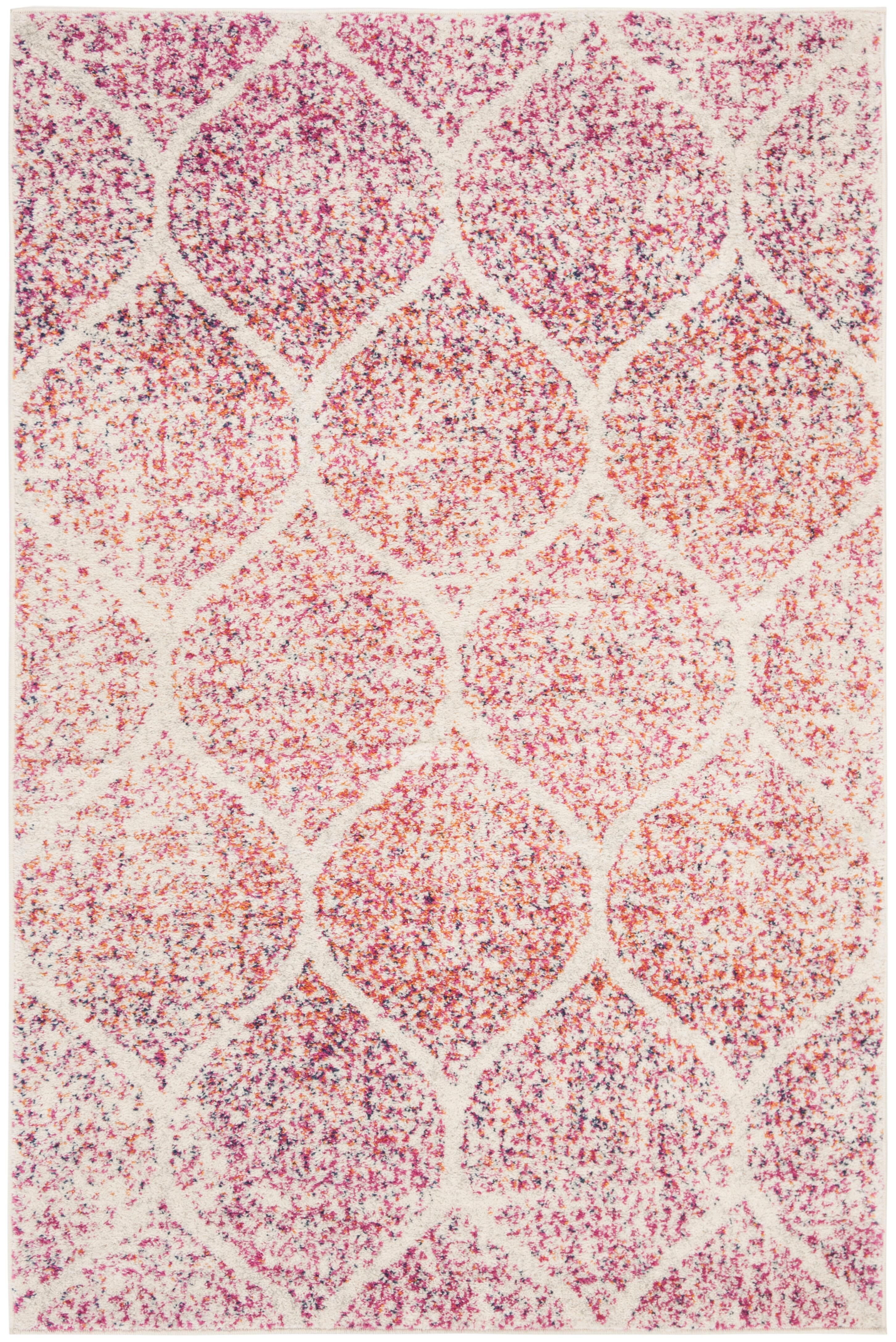 Safavieh Madison 4' x 6' Area Rug, Cream/Fuchsia, rollover