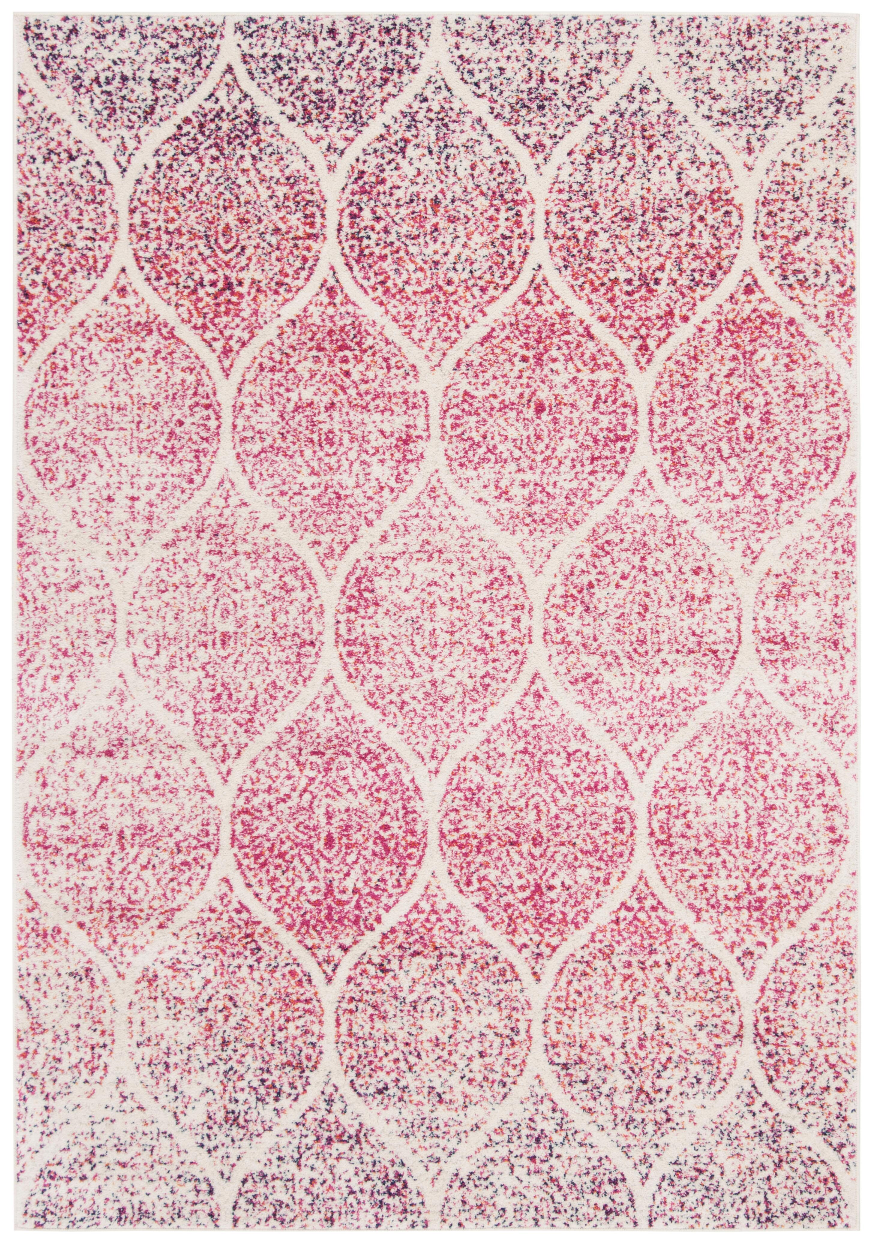 Safavieh Madison 5'-1 x 7'-6 Area Rug, Cream/Fuchsia, large