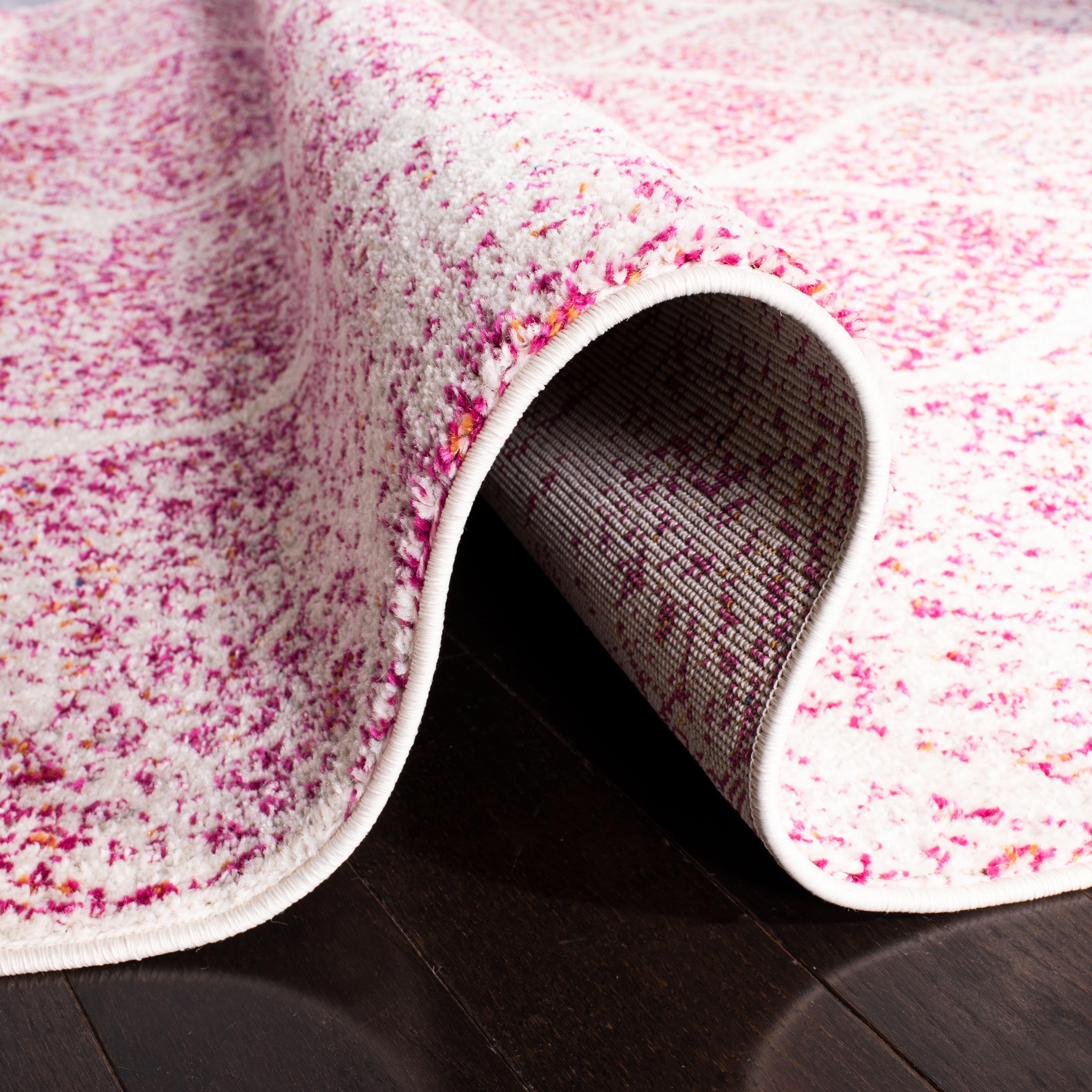 Safavieh Madison 5'-1 x 7'-6 Area Rug, Cream/Fuchsia, large