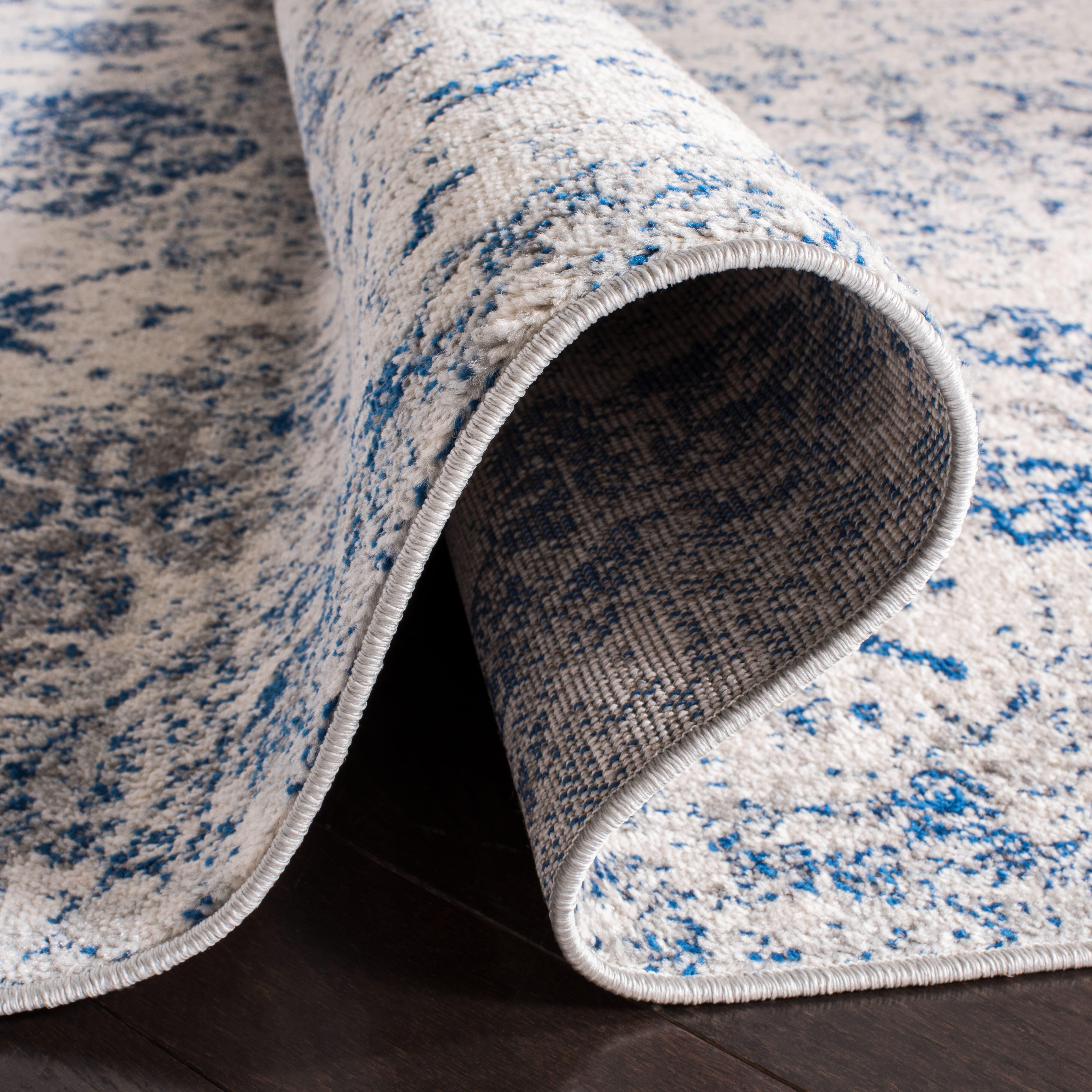 Safavieh Madison Madison 3' x 5' Area Rug, White/Royal Blue, large