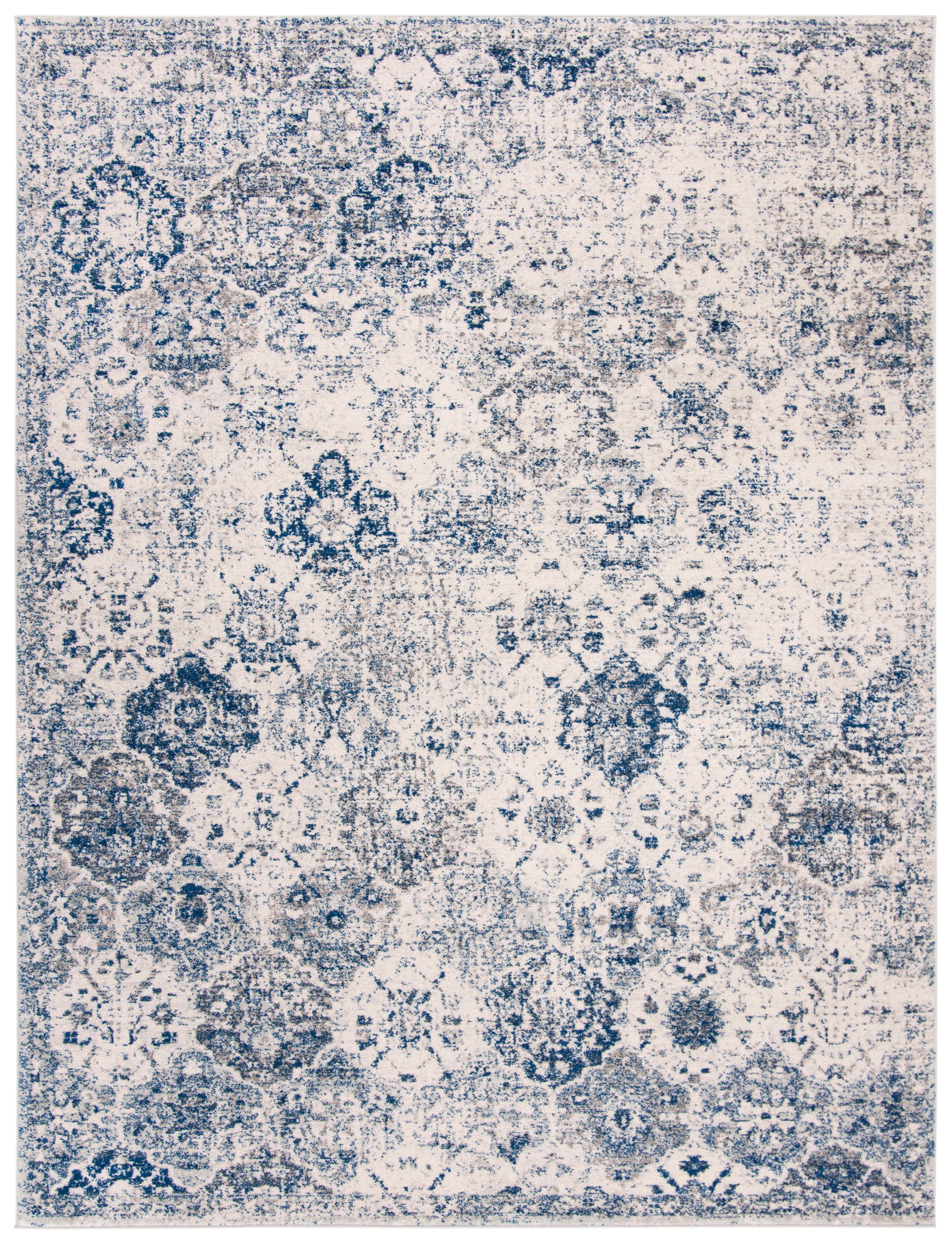 Safavieh Madison 8' x 10' Area Rug, White/Royal Blue, large