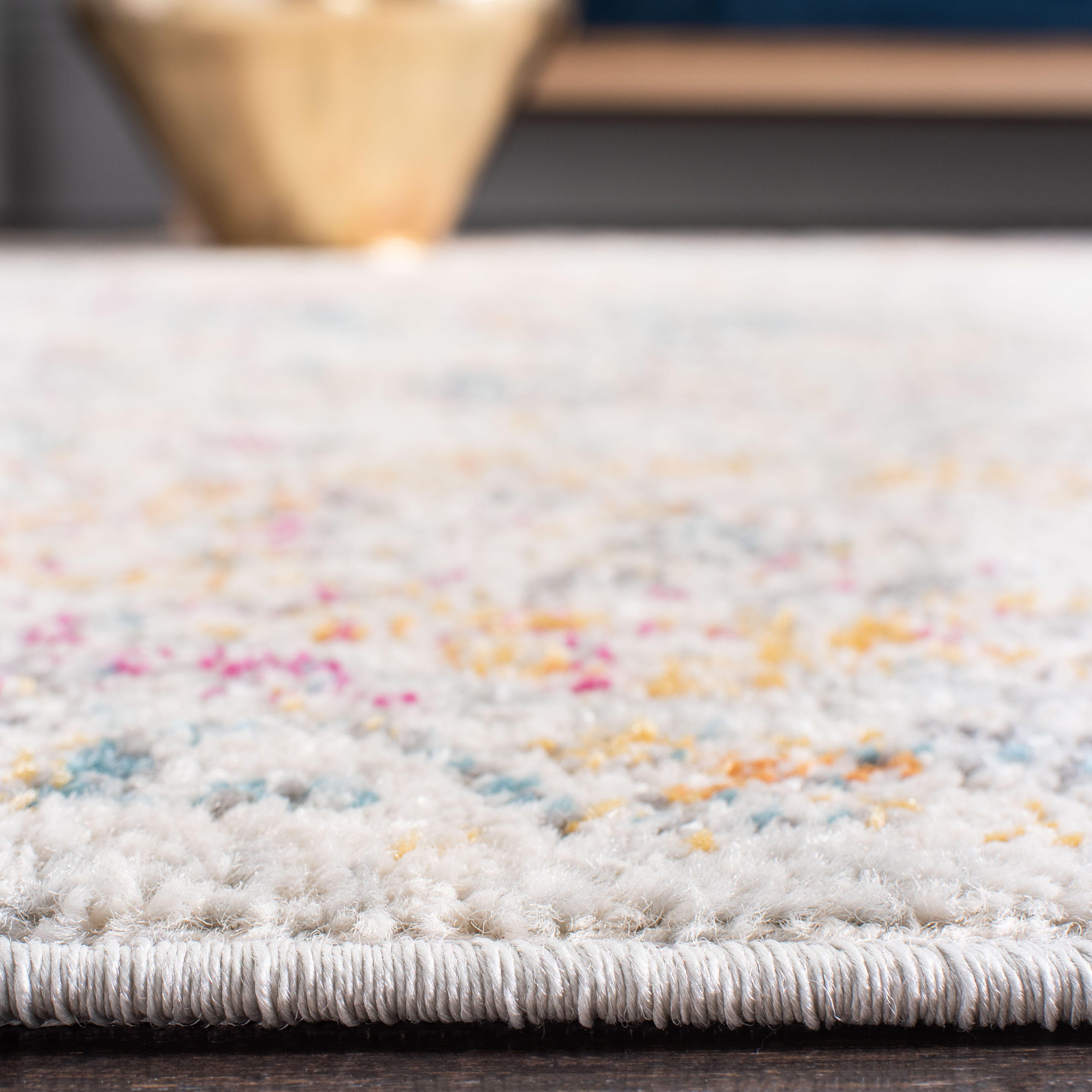 Safavieh Madison Madison 3' x 3' Square Area Rug, Gray/Gold, large