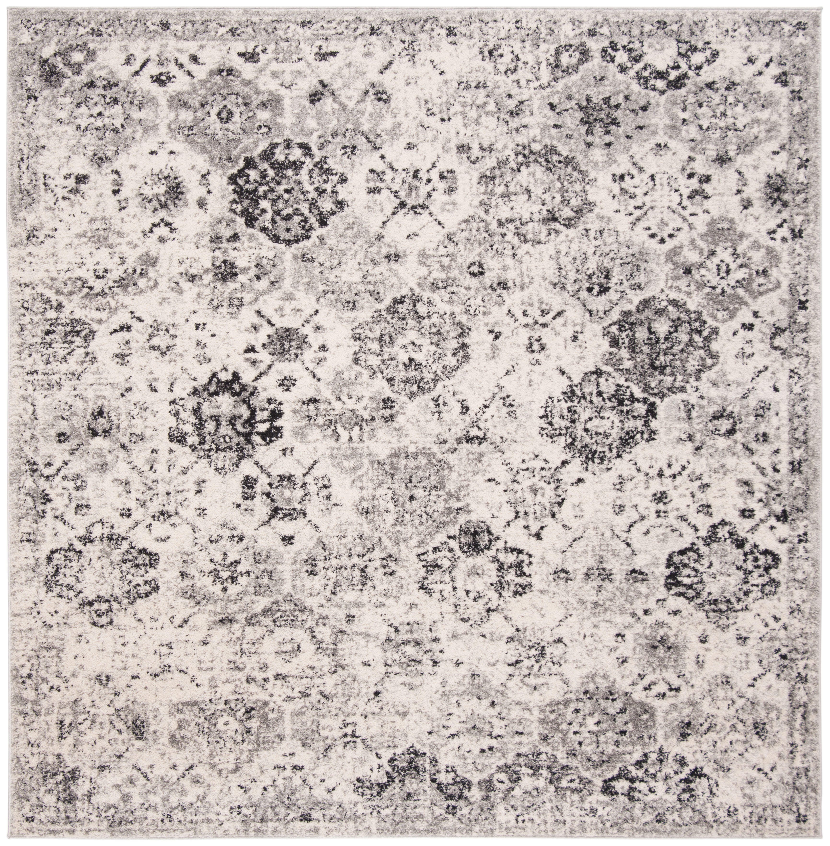 Safavieh Madison 3' x 3' Square Area Rug, Silver/Gray, rollover