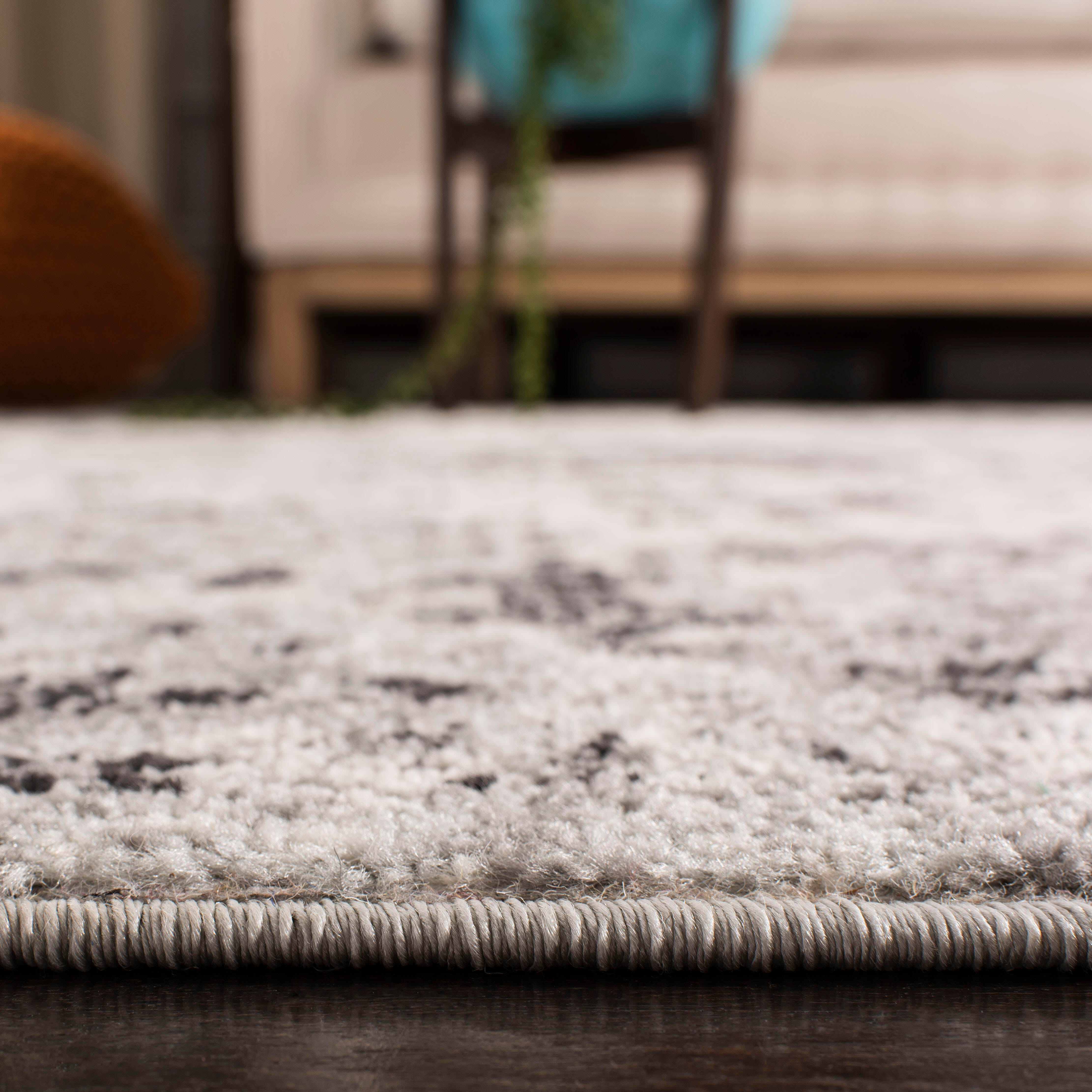 Safavieh Madison Madison 4' x 4' Square Area Rug, Silver/Gray, large
