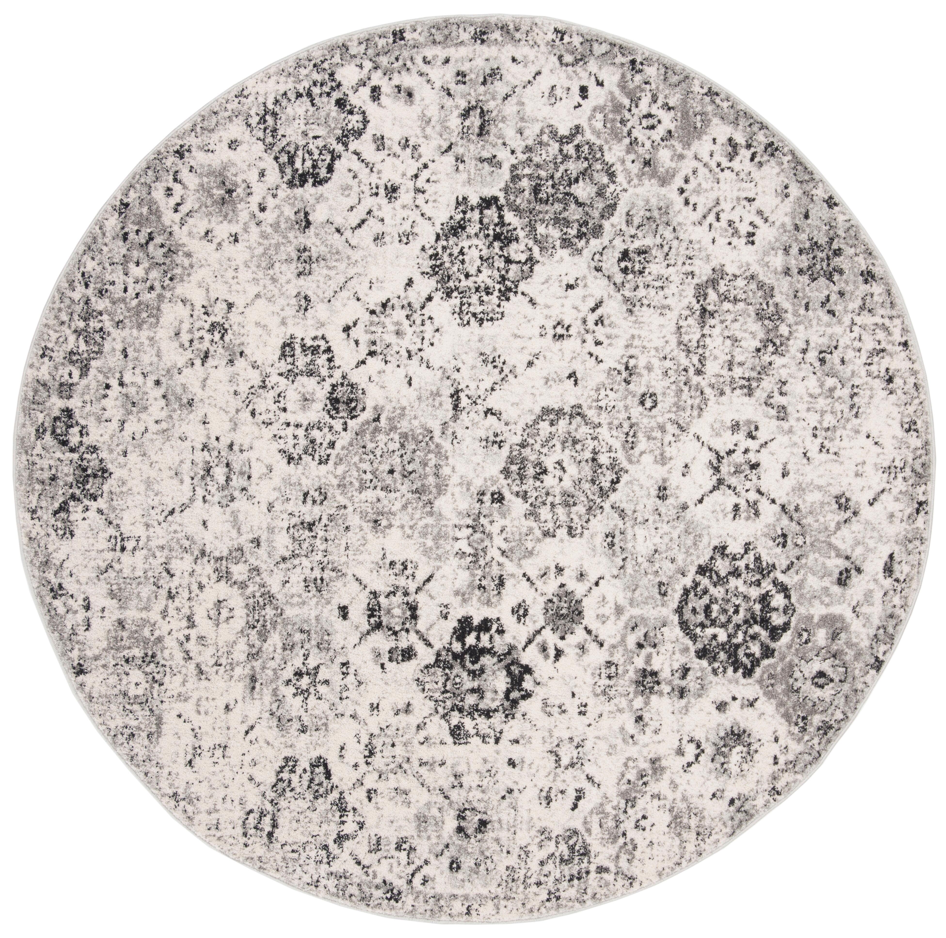 Safavieh Madison 6'-7 x 6'-7 Round Area Rug, Silver/Gray, large
