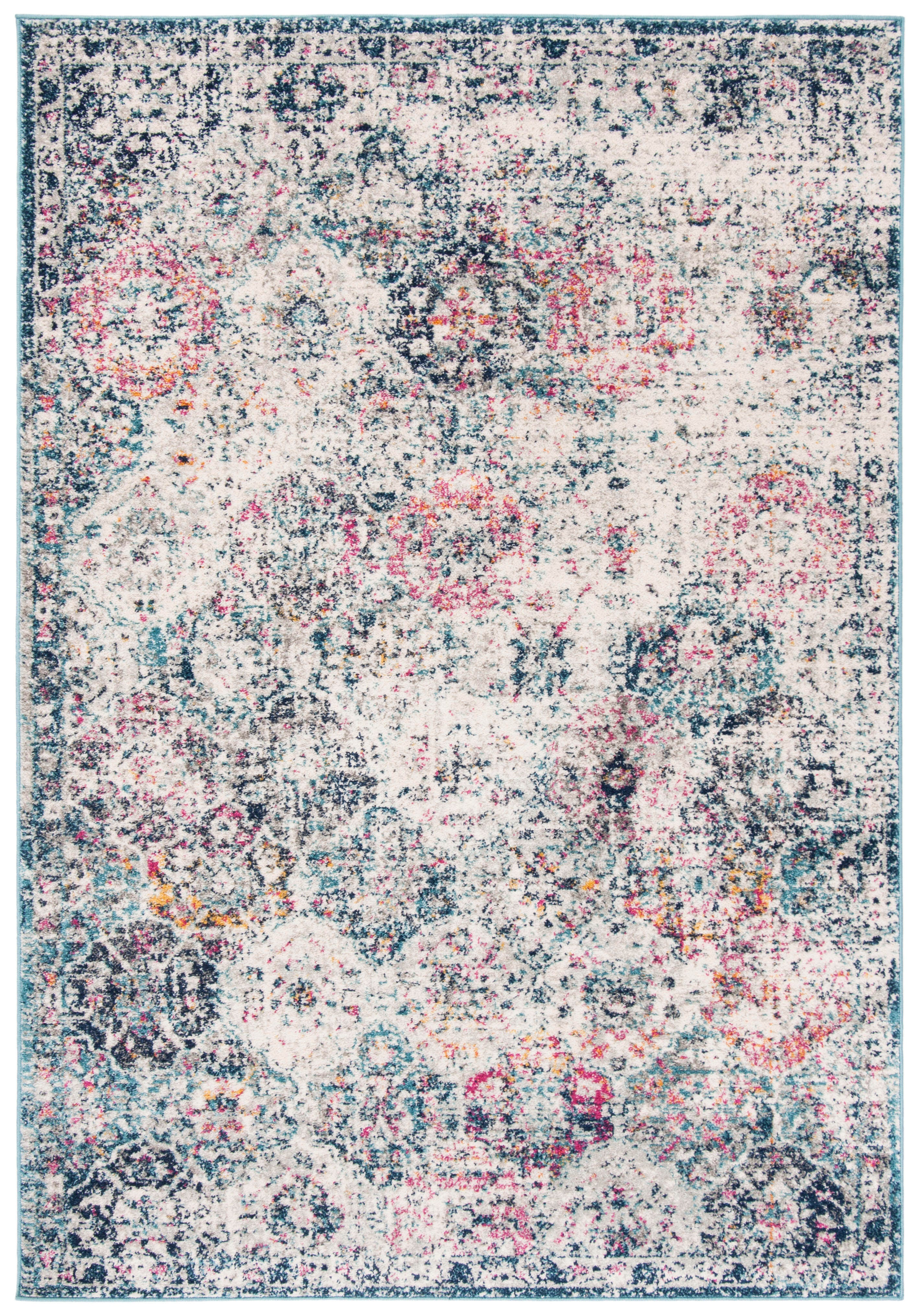 Safavieh Madison 6'-7 x 9'-2 Area Rug, Navy/Teal, large