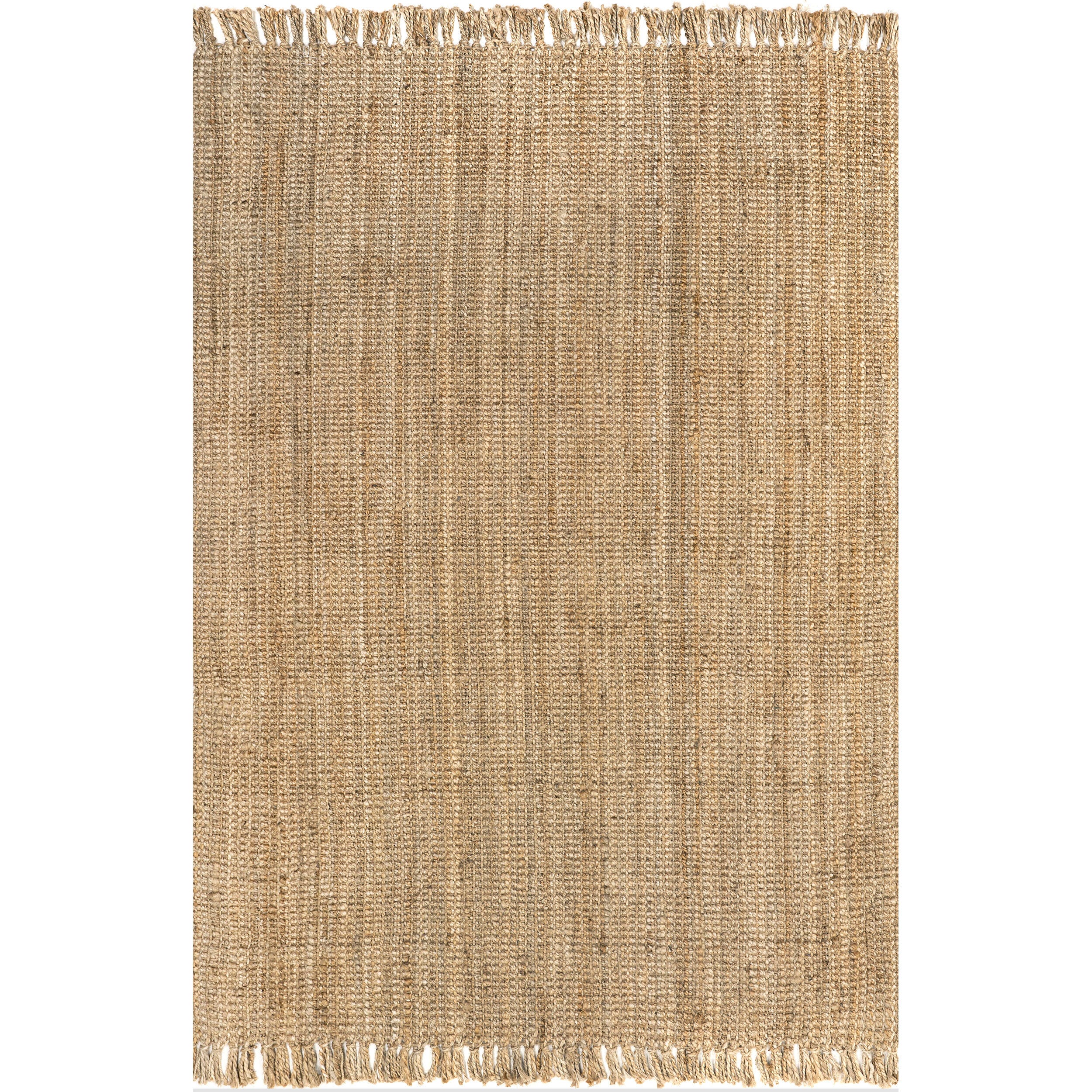 Nuloom Daniela Farmhouse Chunky Jute Area Rug, Natural, large