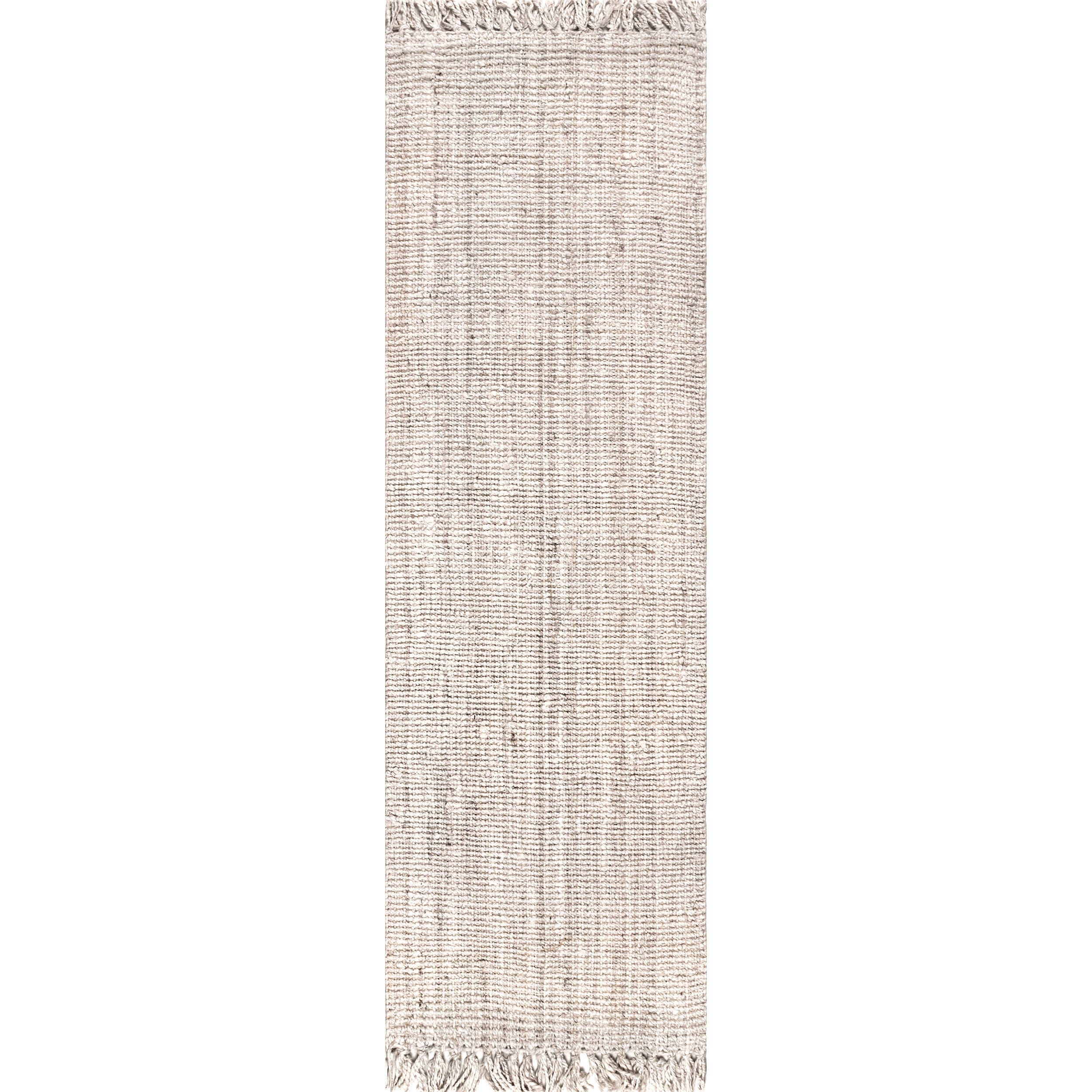 Nuloom Daniela Farmhouse Chunky Jute Area Rug, Off White, large