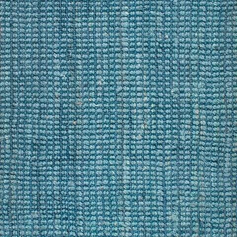 Nuloom Daniela Farmhouse Chunky Jute Area Rug, Blue, large