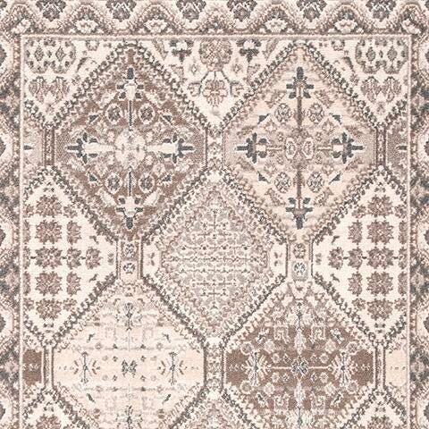 Nuloom Becca Traditional Tiled Area Rug, Beige, large