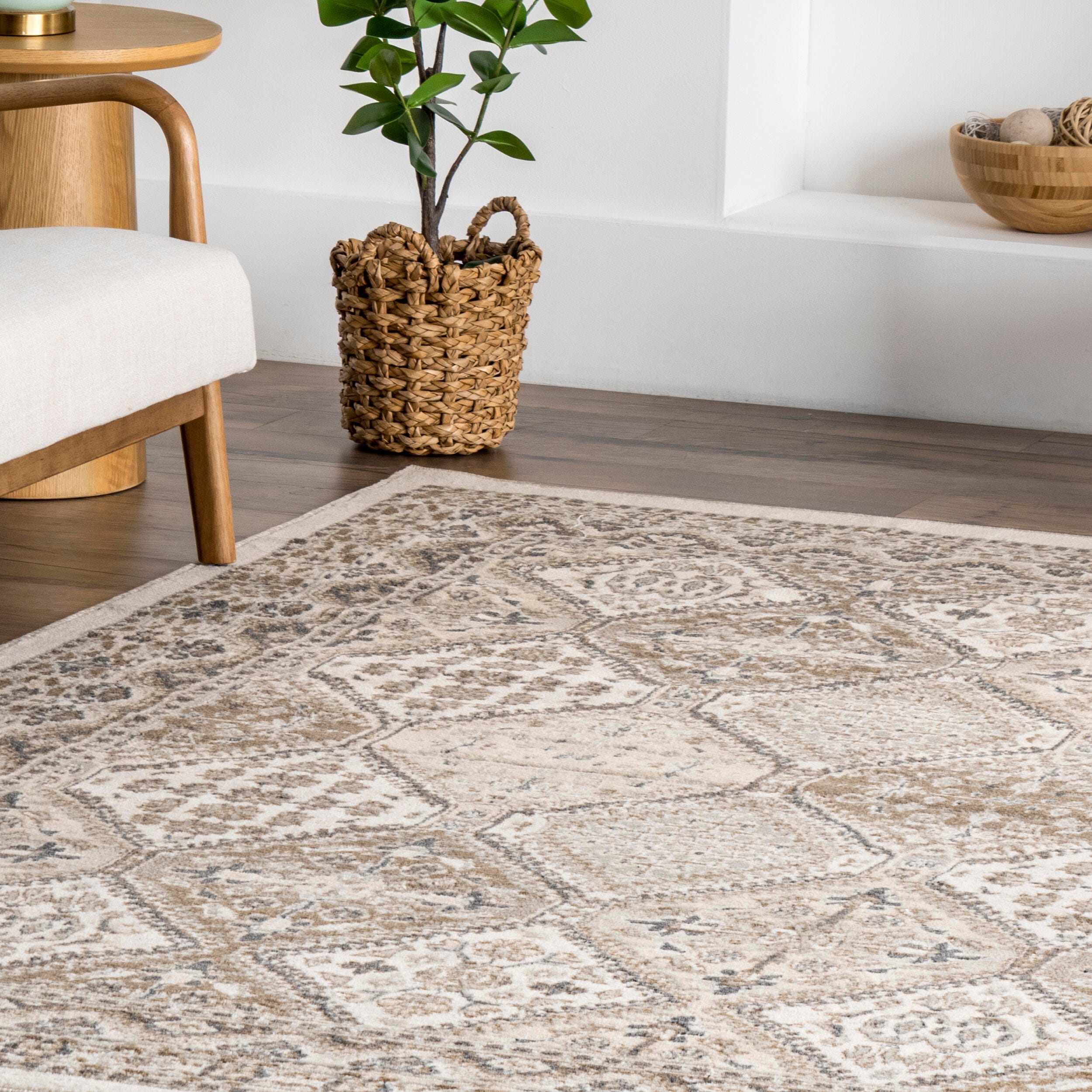 Nuloom Becca Traditional Tiled Area Rug | Ashley