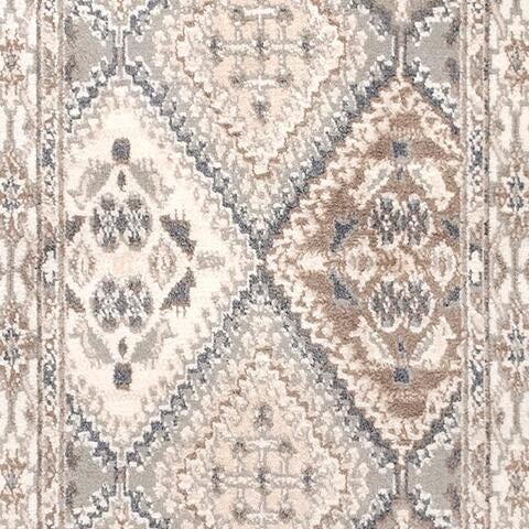 Nuloom Becca Traditional Tiled Area Rug, Gray, large