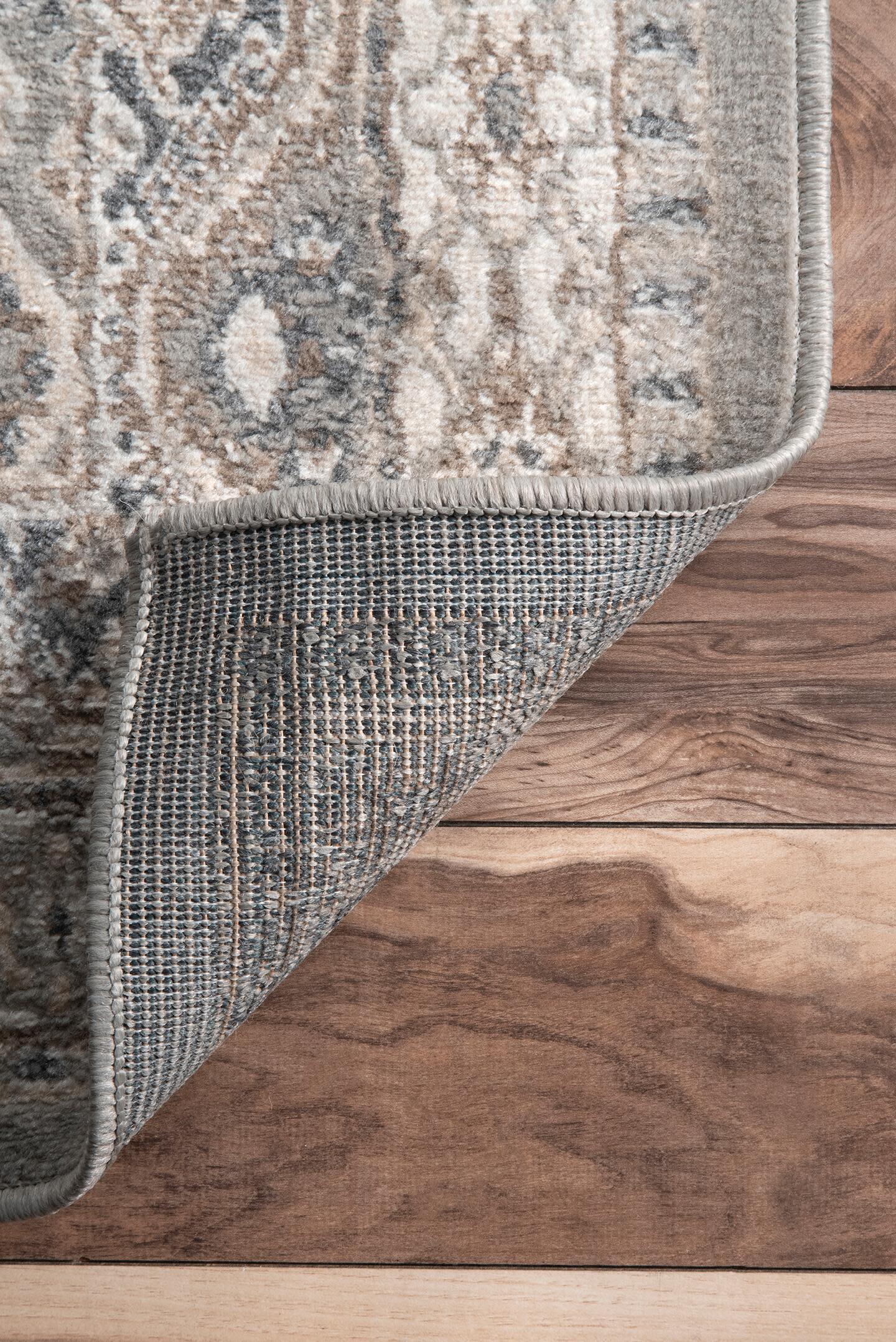 Nuloom Becca Traditional Tiled Area Rug, Gray, large
