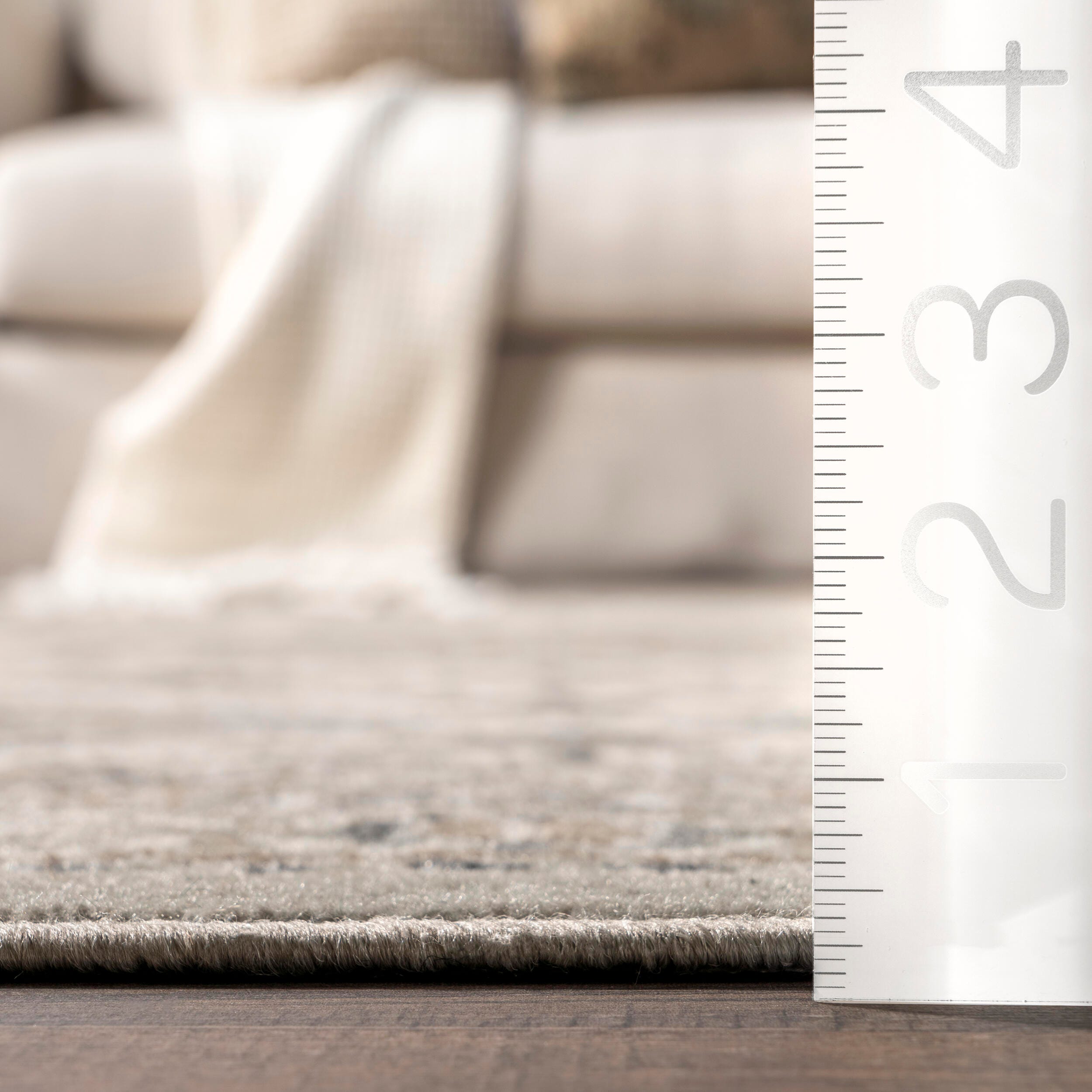 Nuloom Becca Traditional Tiled Area Rug, Gray, large