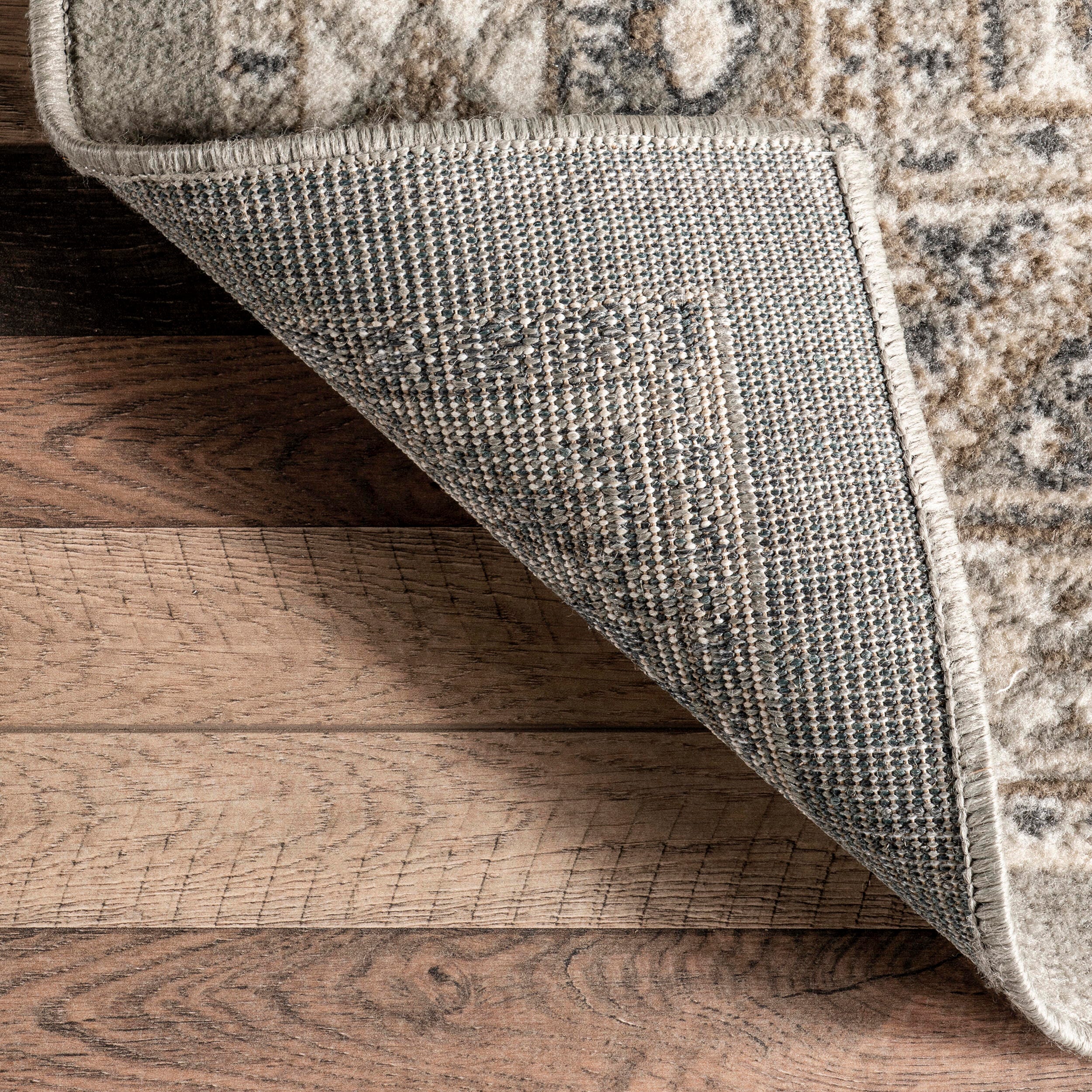 Nuloom Becca Traditional Tiled Area Rug, Gray, large