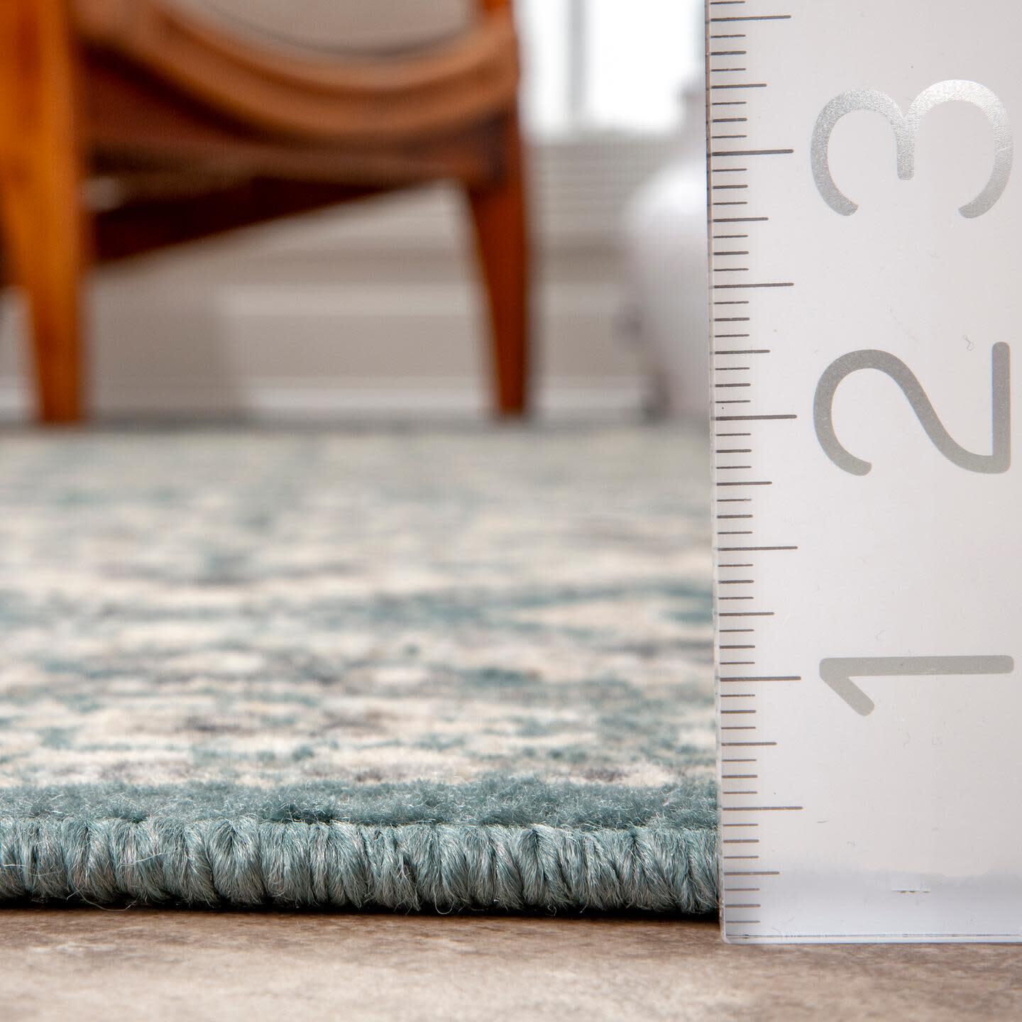Nuloom Becca Traditional Tiled Area Rug, Blue, large