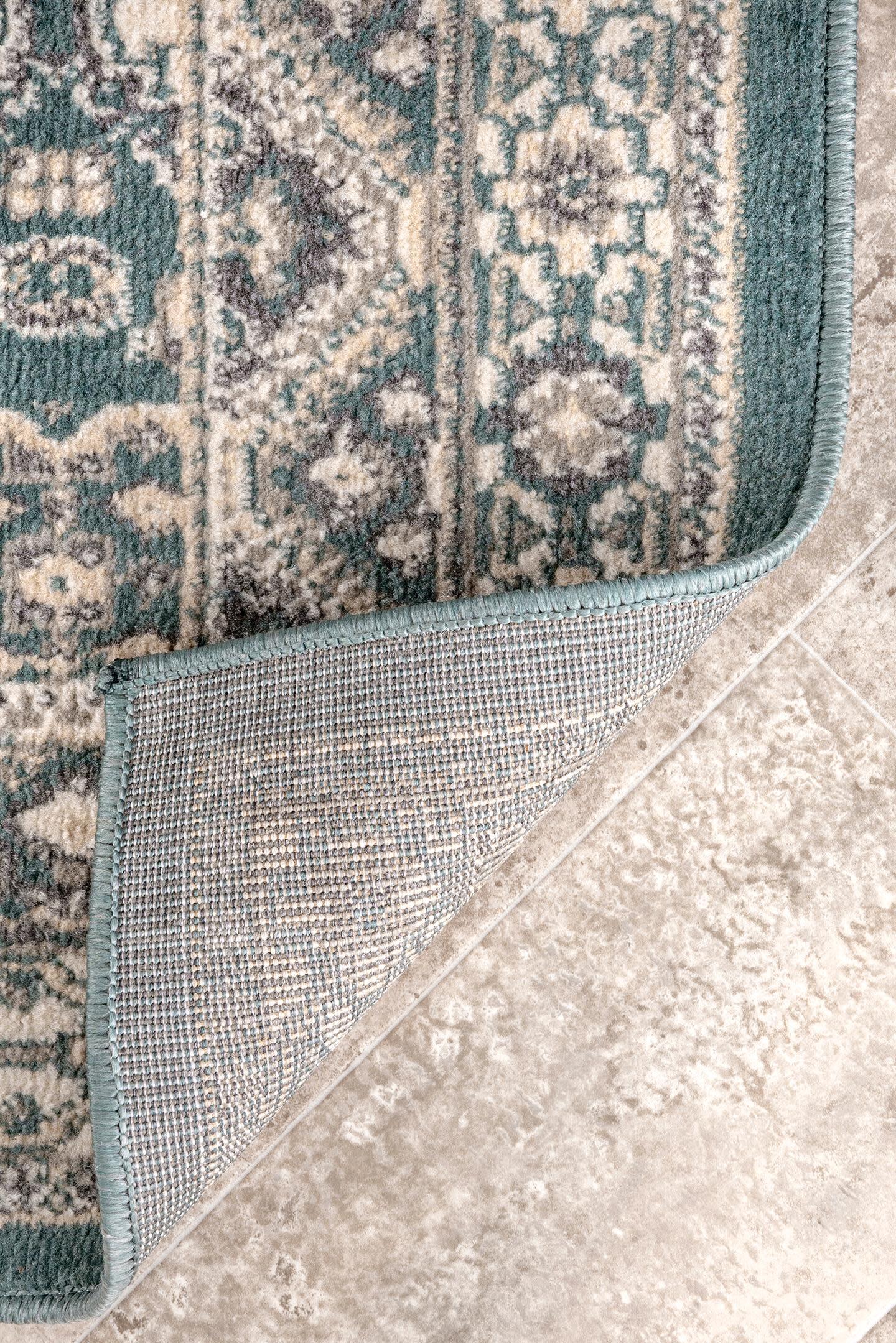 Nuloom Becca Traditional Tiled Area Rug, Blue, large