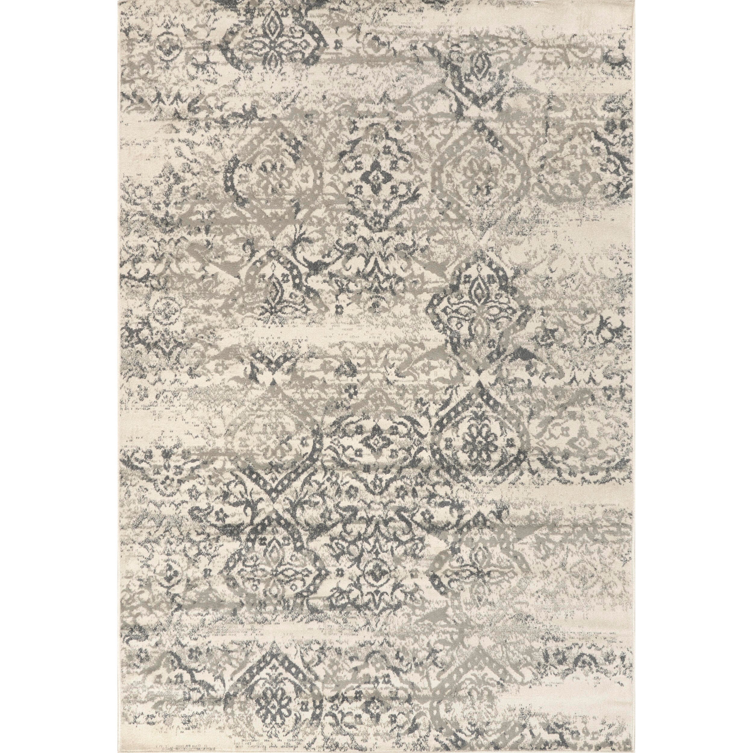 Nuloom Freja Faded Floral Area Rug, Gray, large