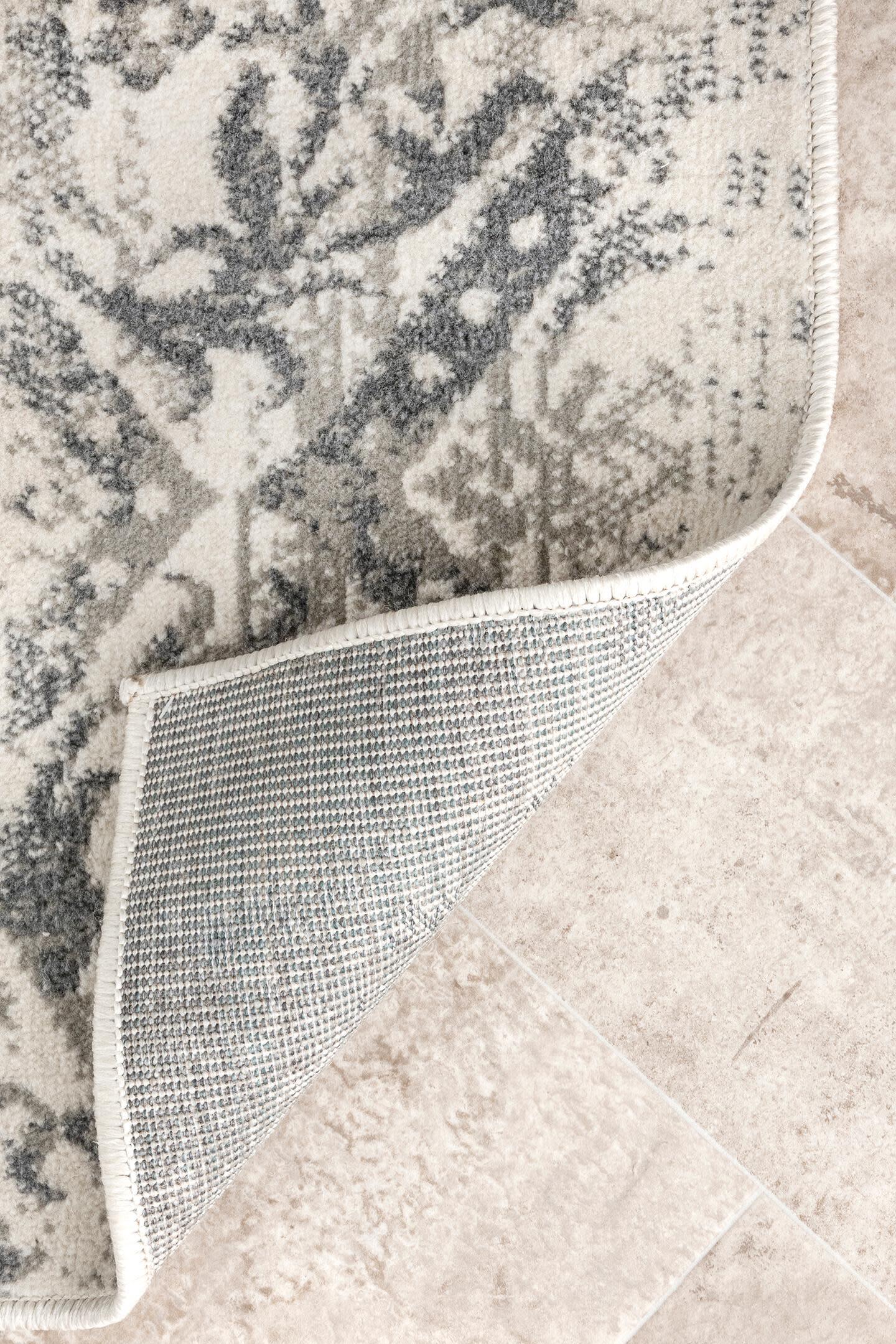 Nuloom Freja Faded Floral Area Rug, Gray, large