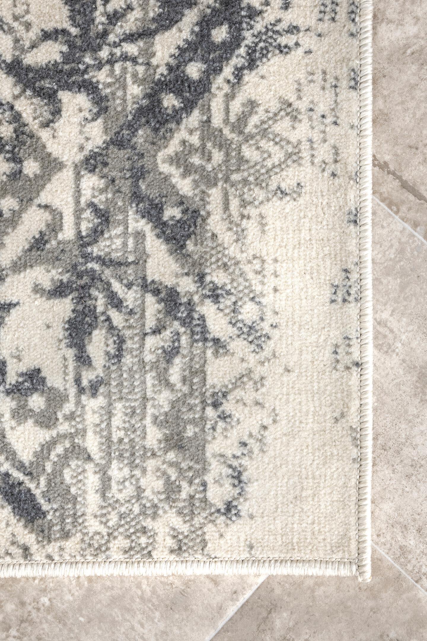 Nuloom Freja Faded Floral Area Rug, Gray, large