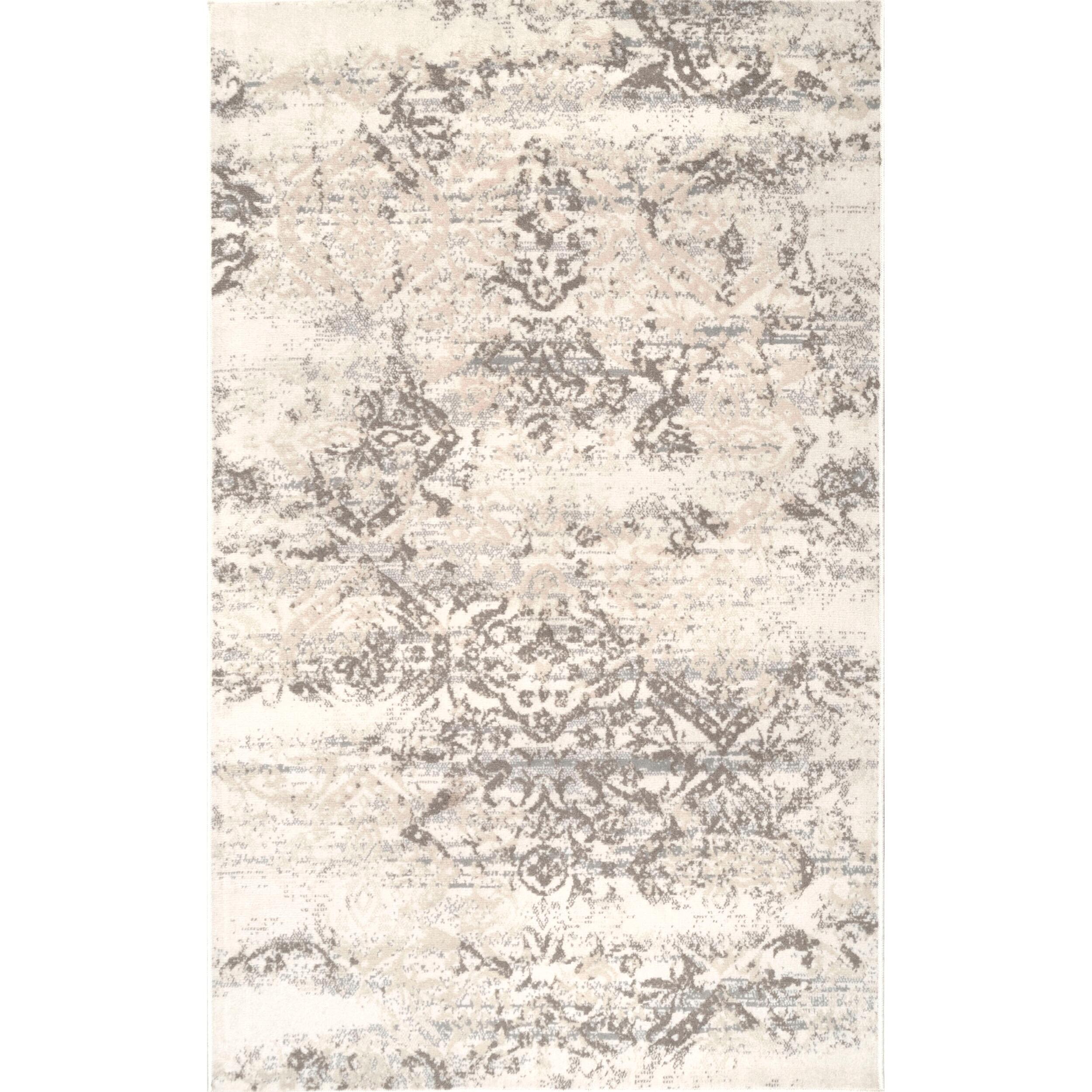 Nuloom Freja Faded Floral Area Rug, Beige, large