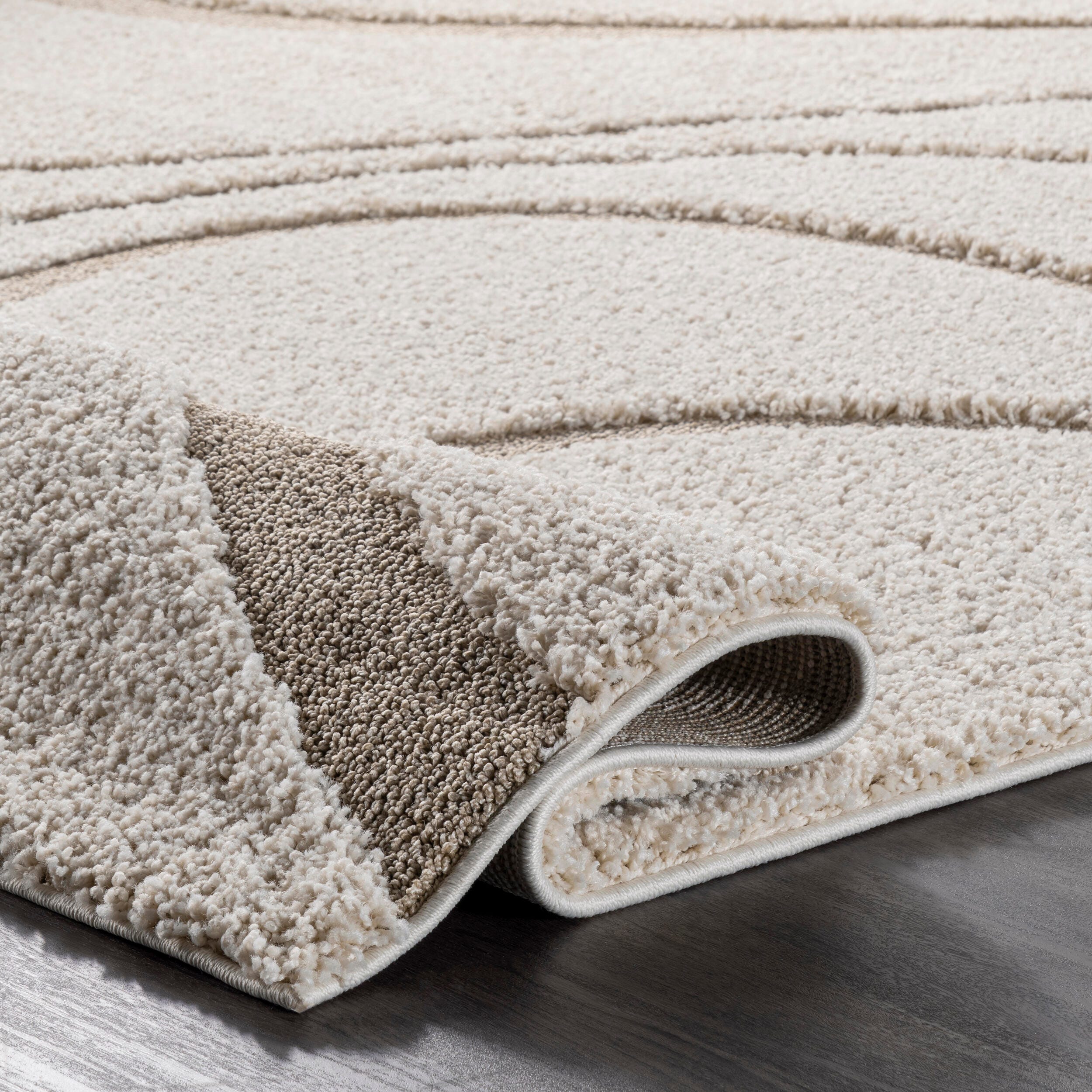 Nuloom Carolyn Modern Shag Area Rug, Cream, large