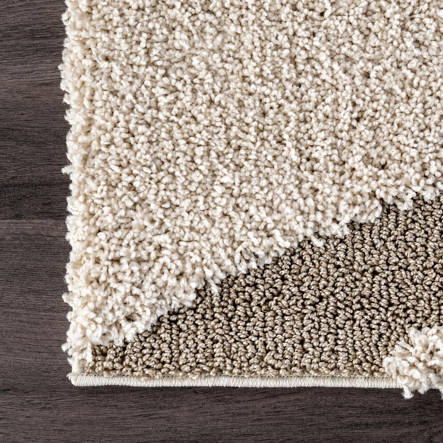 Nuloom Carolyn Modern Shag Area Rug, Cream, large