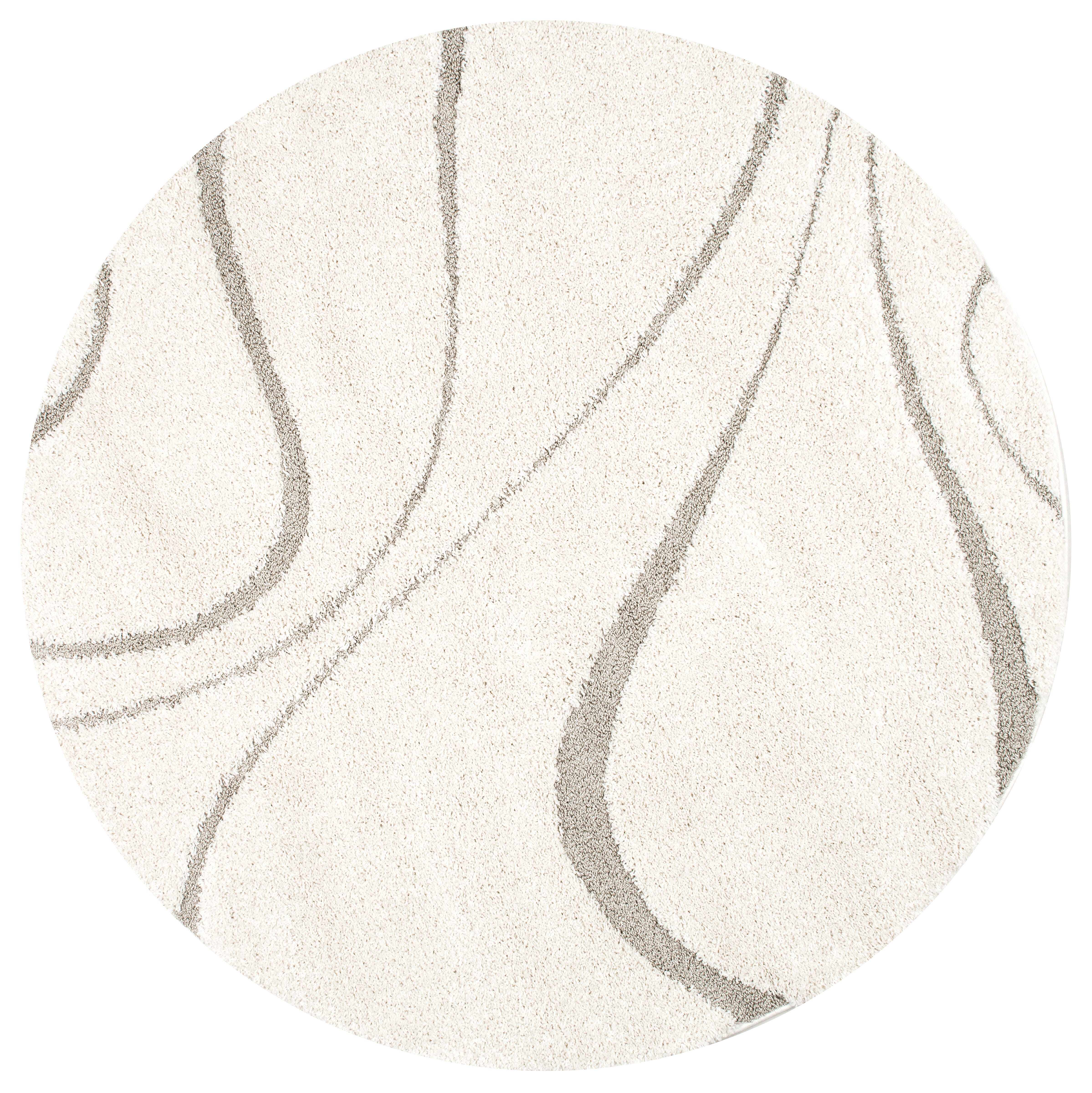 Nuloom Carolyn Modern Shag Area Rug, Cream, large