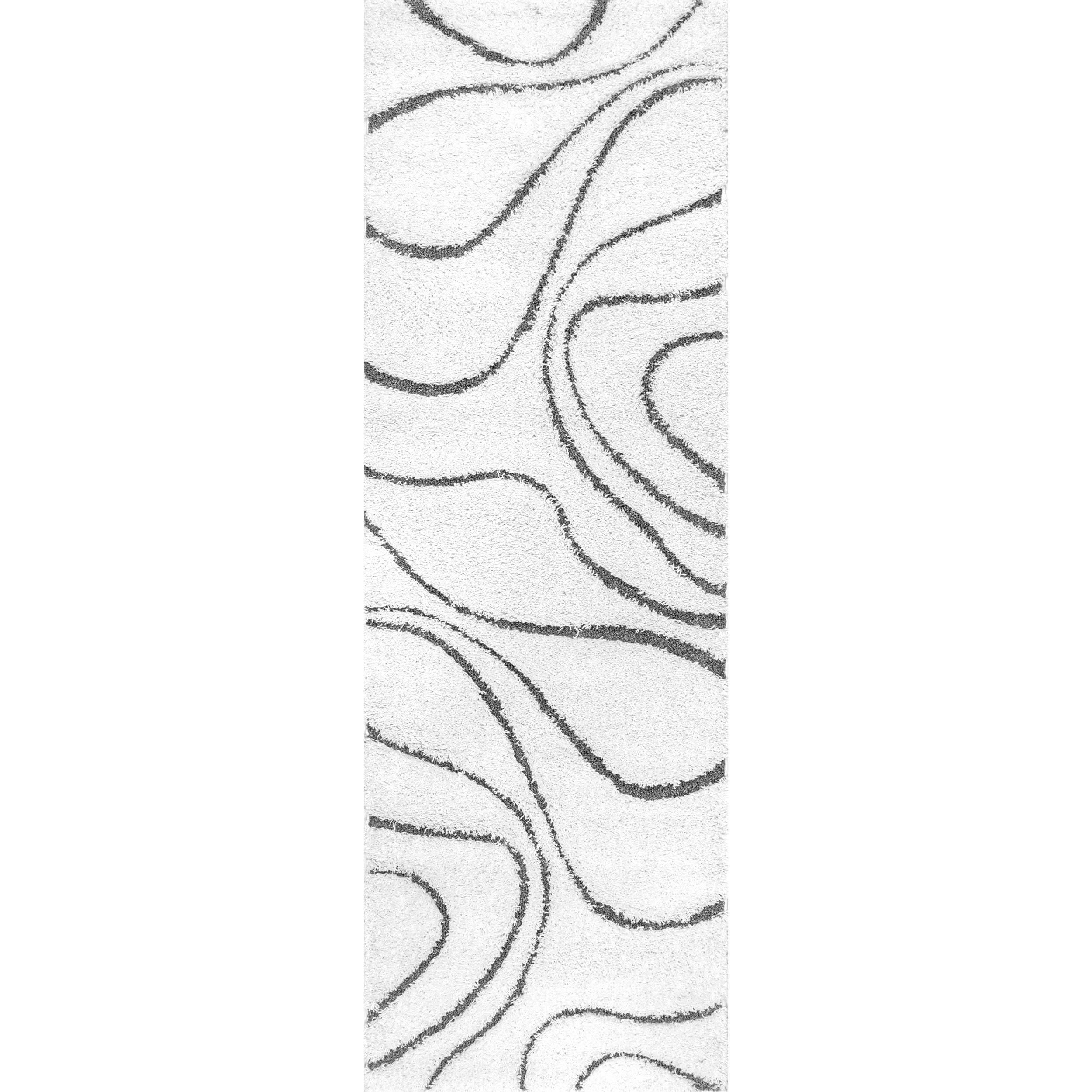 Nuloom Carolyn Modern Shag Area Rug, Beige, large