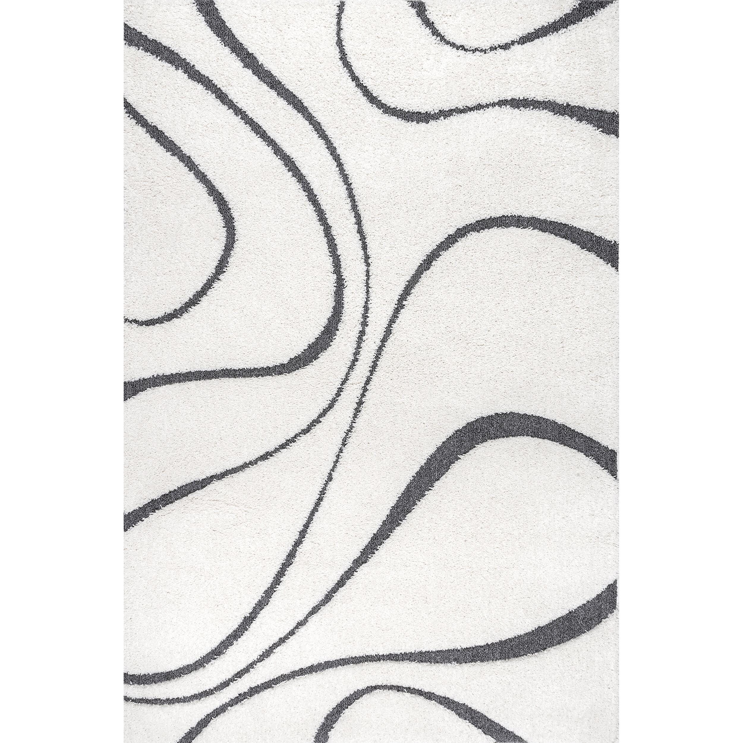 Nuloom Carolyn Modern Shag Area Rug, Beige, large