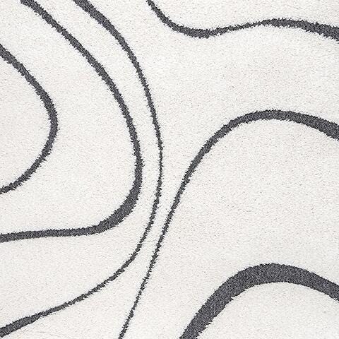 Nuloom Carolyn Modern Shag Area Rug, Beige, large