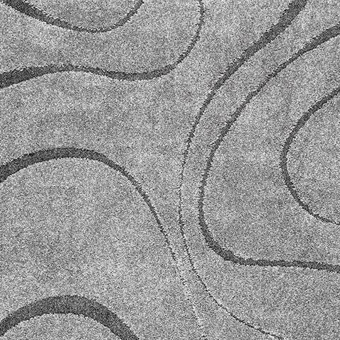 Nuloom Carolyn Modern Shag Area Rug, Dark Gray, large