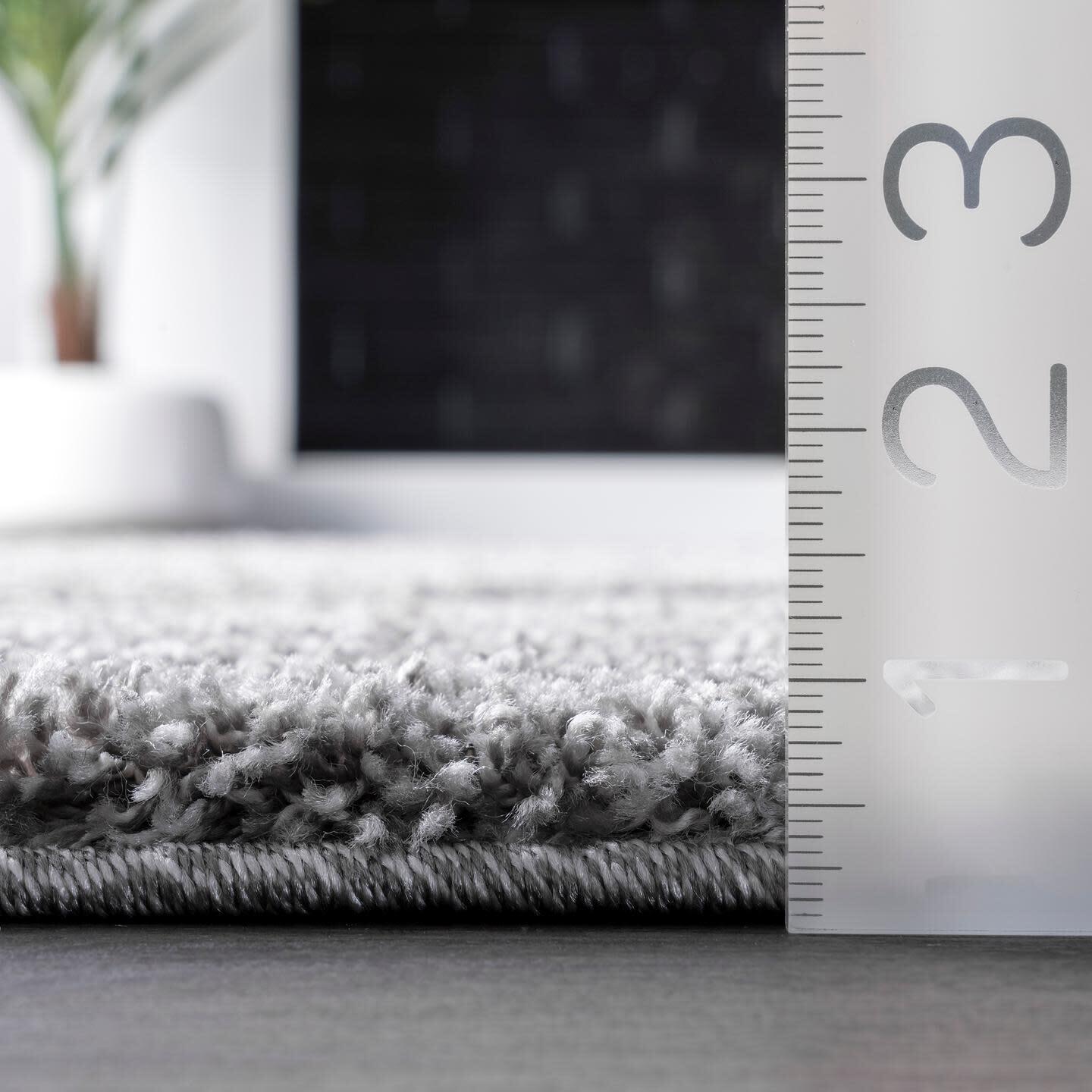 Nuloom Carolyn Modern Shag Area Rug, Dark Gray, large