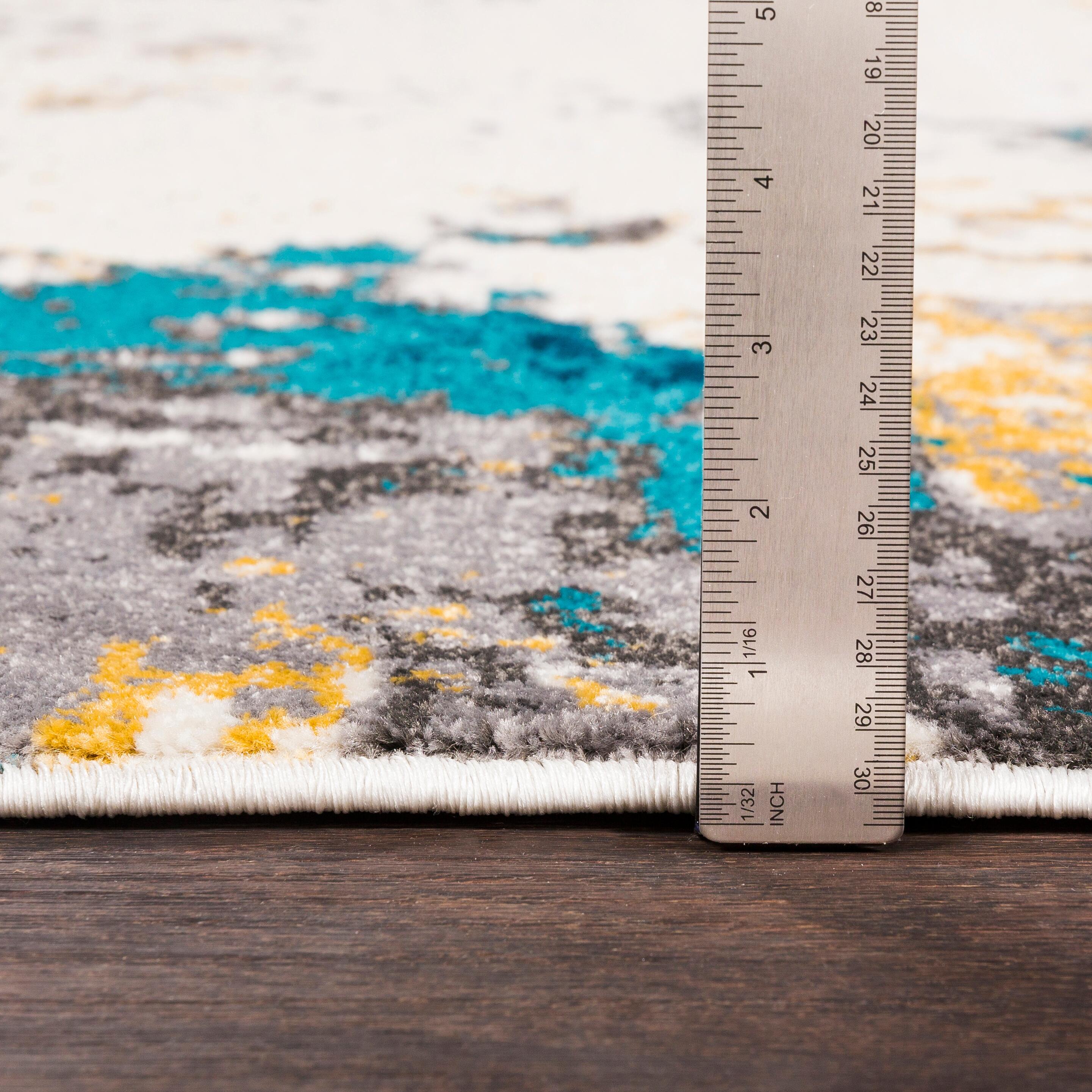 Home Accents Pepin 2' X 3' Area Rug, Blue, large