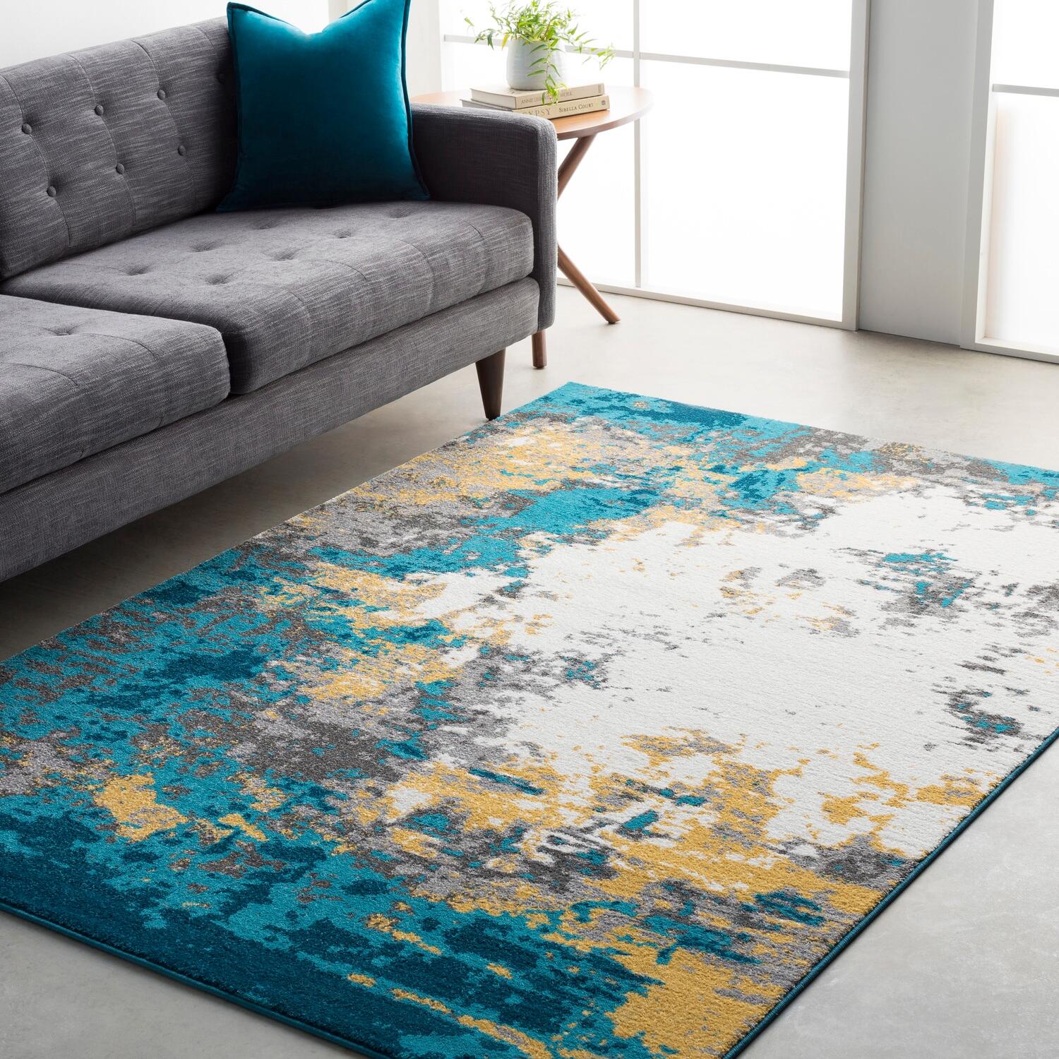 Home Accents Pepin 2' X 3' Area Rug, Blue, large