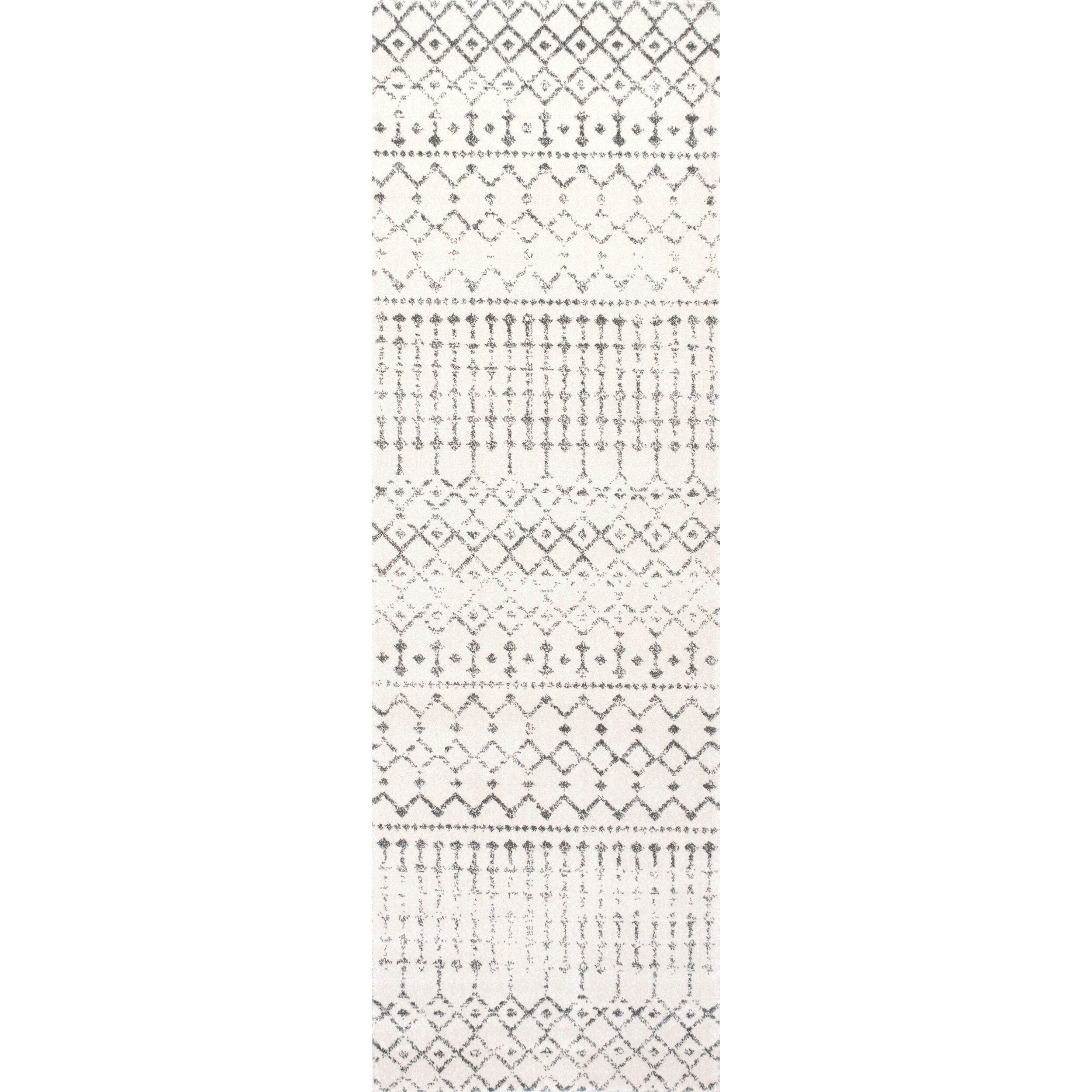 Nuloom Moroccan Blythe Area Rug, Gray, large