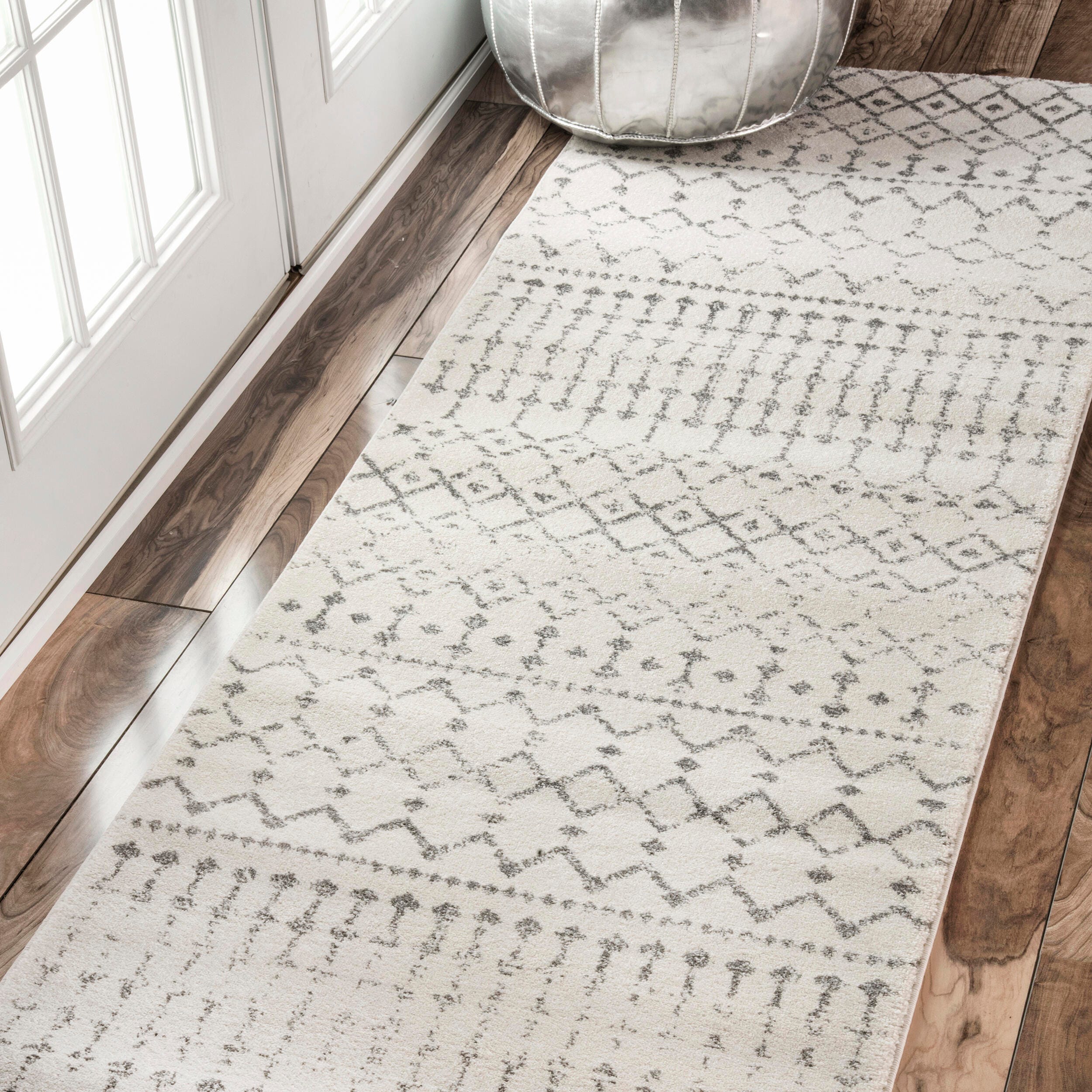 Nuloom Moroccan Blythe Area Rug, Gray, large