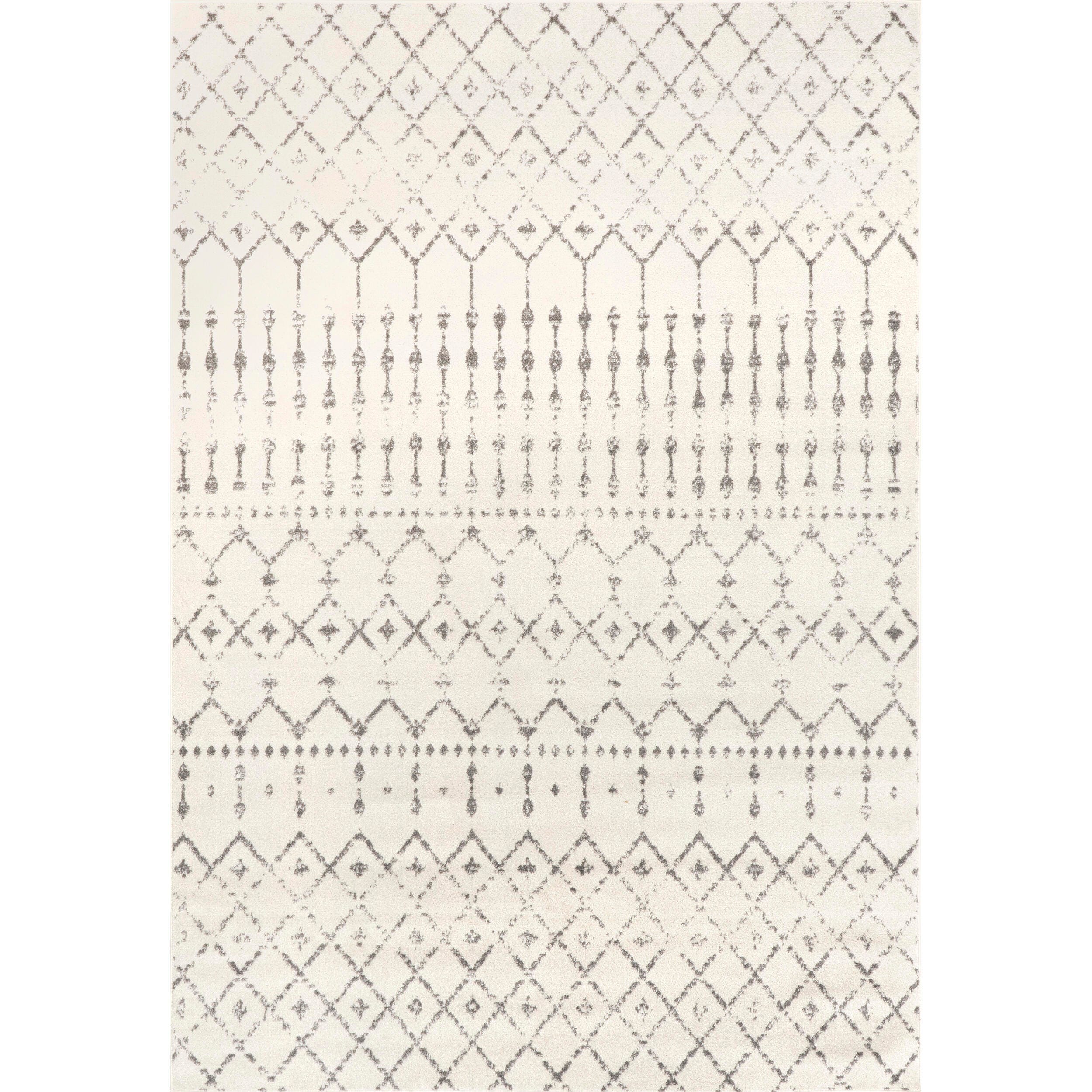 Nuloom Moroccan Blythe Area Rug, Gray, large