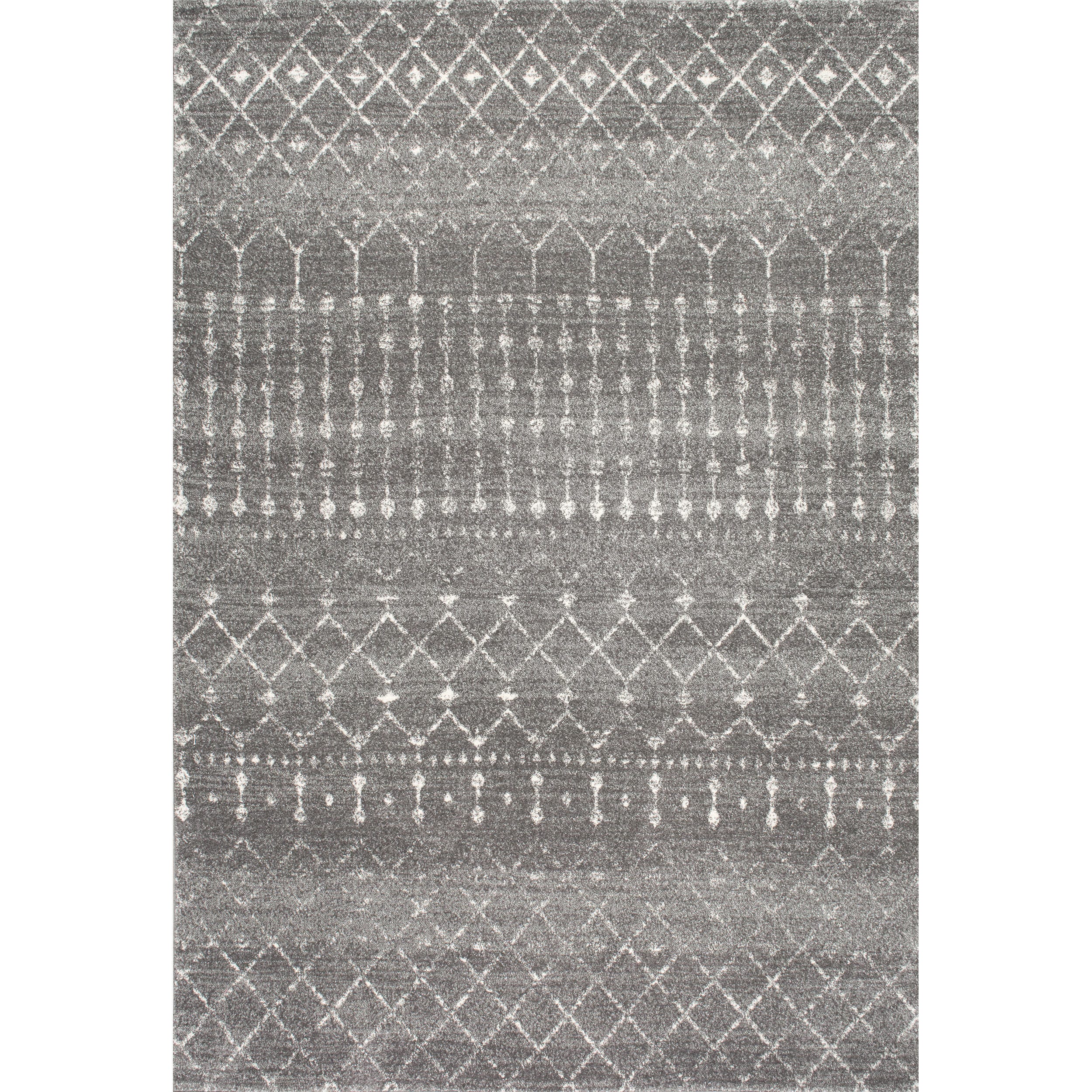 Nuloom Moroccan Blythe Area Rug, Dark Gray, large