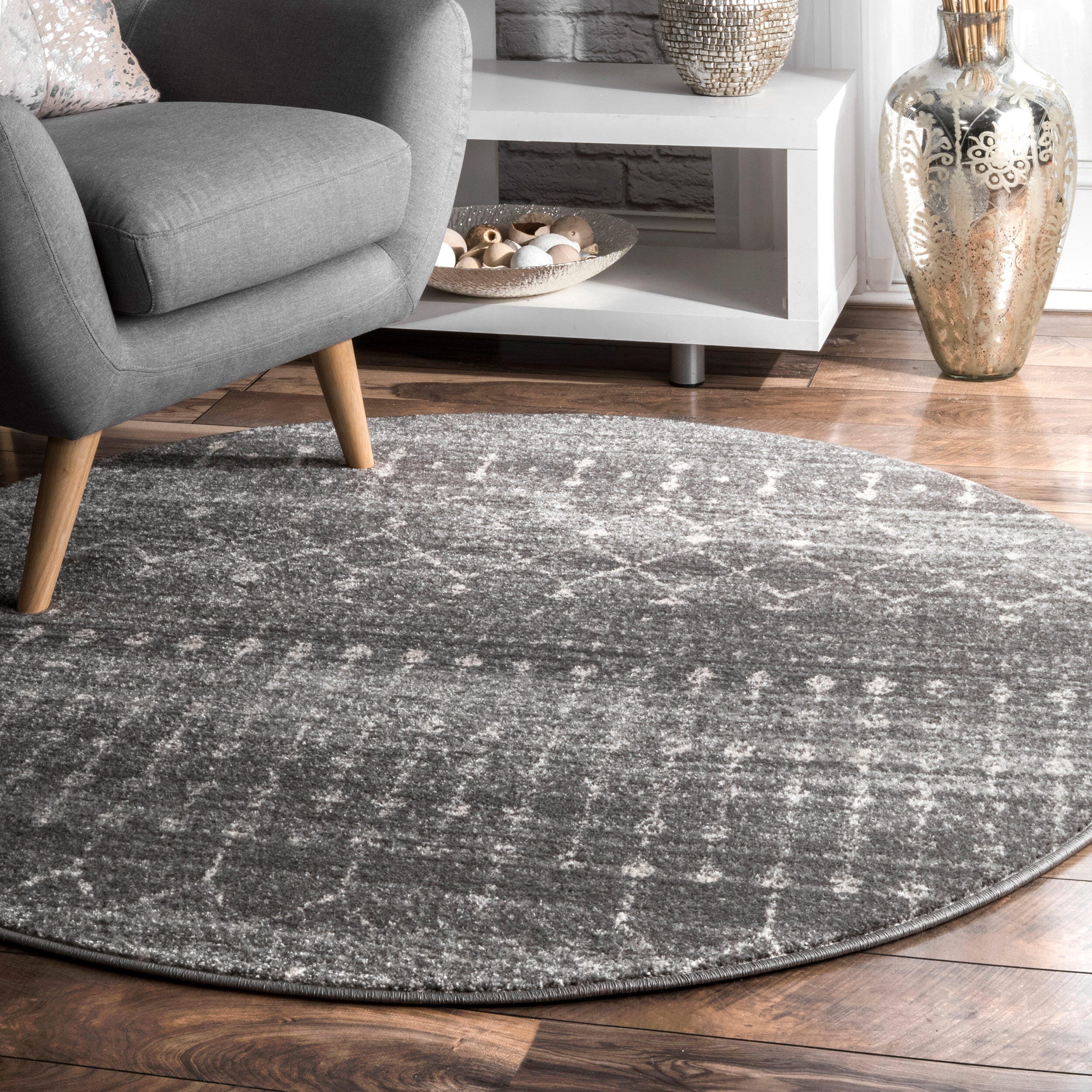 Nuloom Moroccan Blythe Area Rug, Dark Gray, large