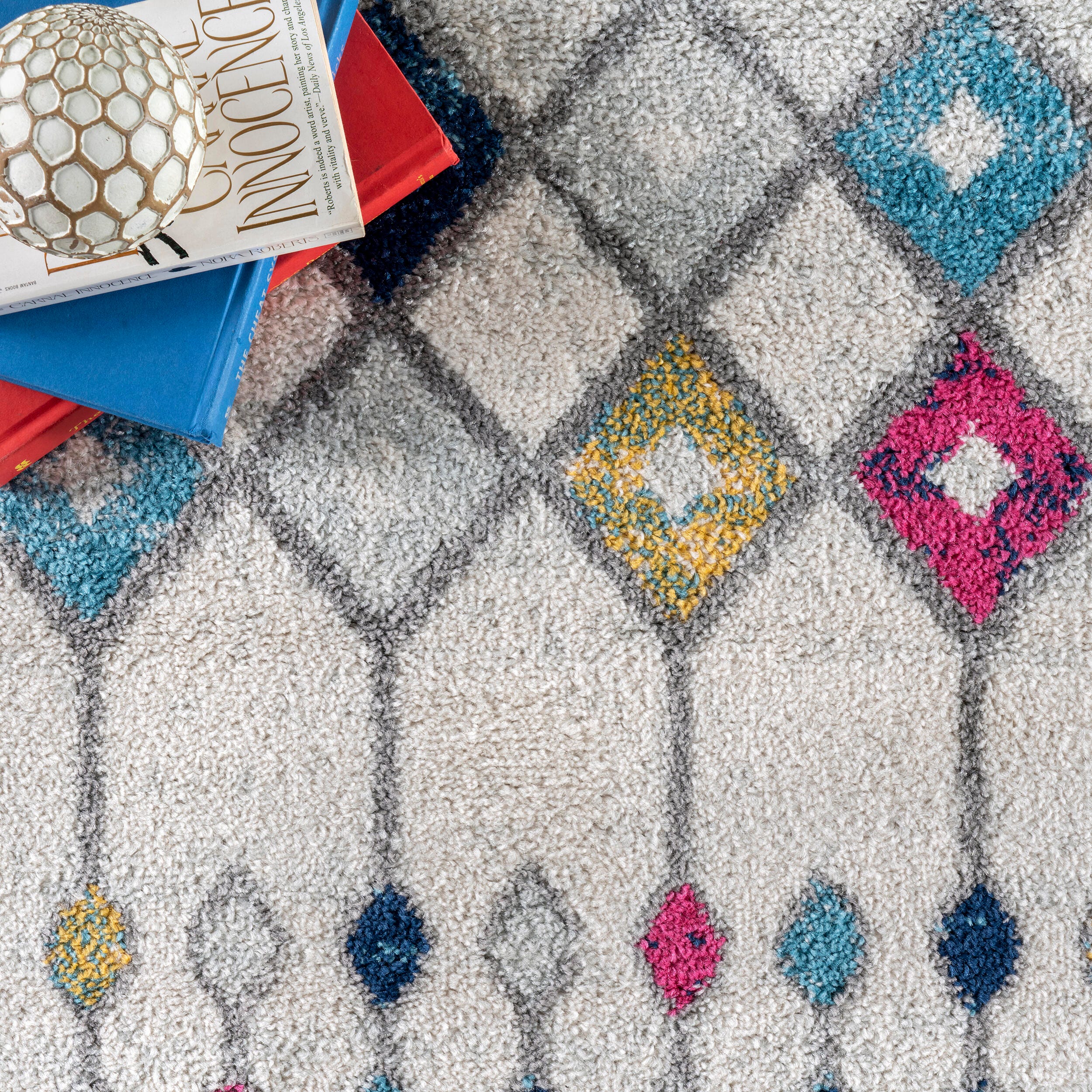 Nuloom Moroccan Blythe Area Rug, Multi, large