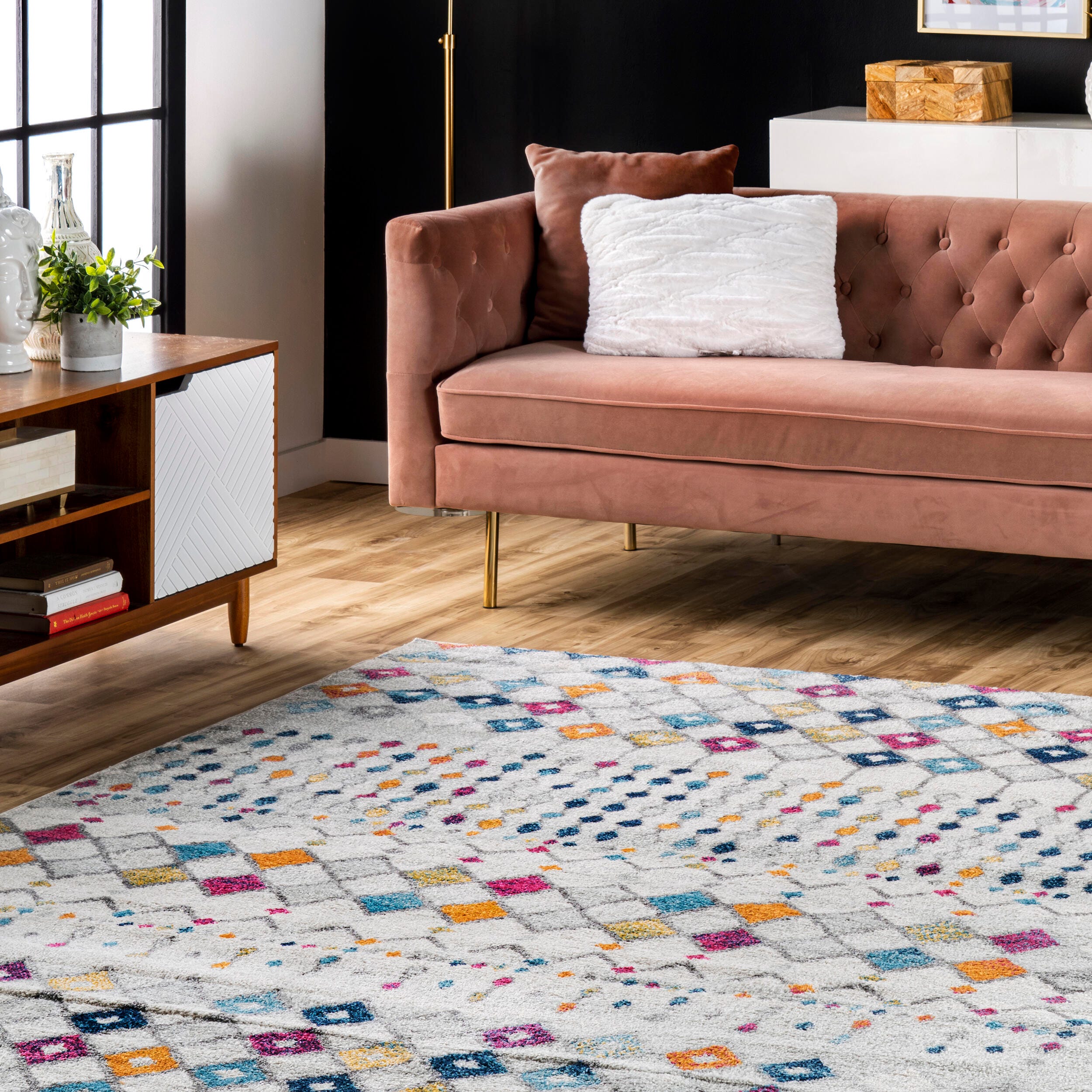 Nuloom Moroccan Blythe Area Rug, Multi, large